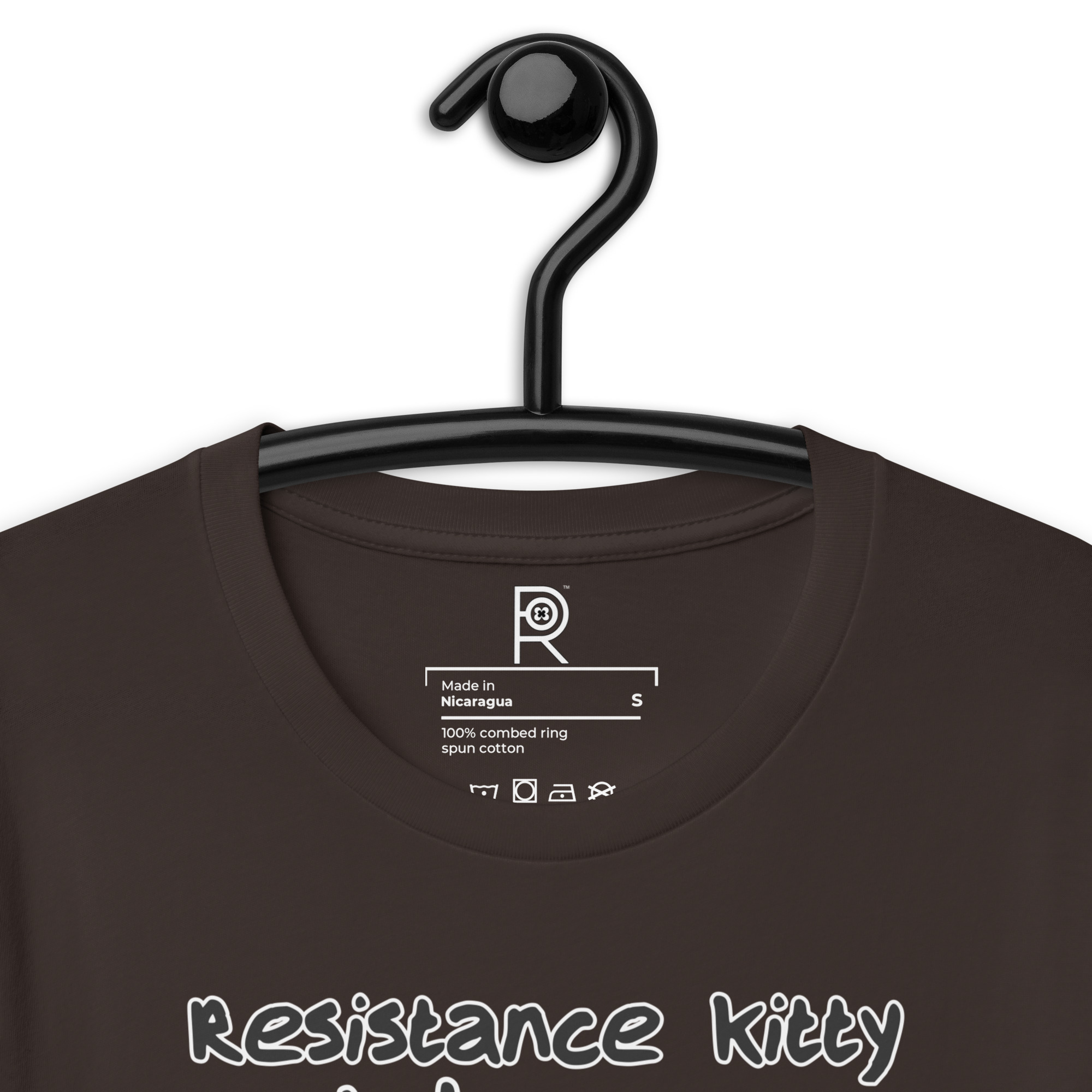 R - Resistance Kitty Is Judging Your Love Of Fascism Dark Style Unisex T-shirt - Image 27