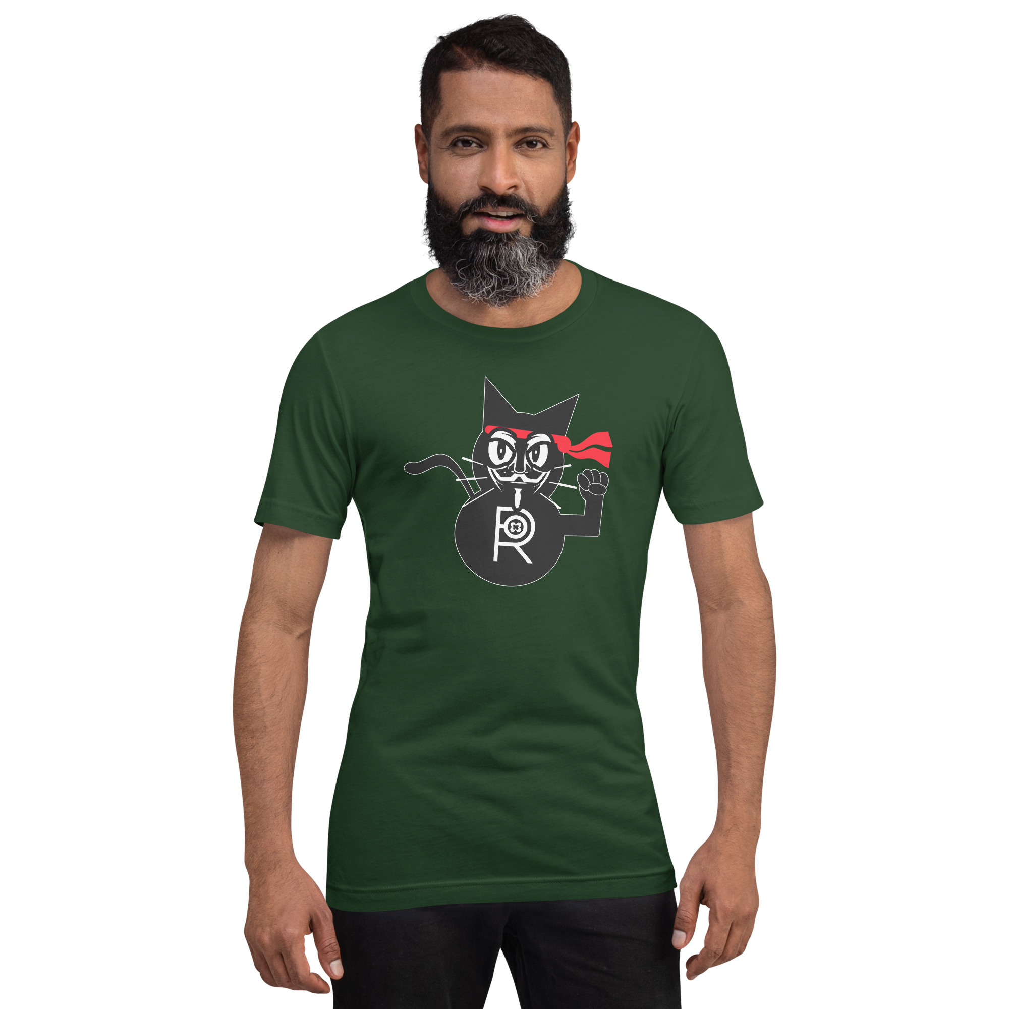 R - Revolutionary Kitty Dark Style Unisex T-shirt - Image 12
