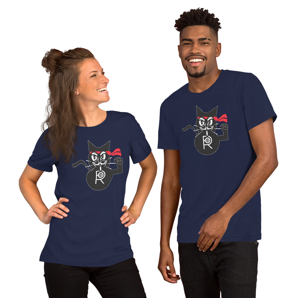 R - Revolutionary Kitty Dark Style Unisex T-shirt - Image 6