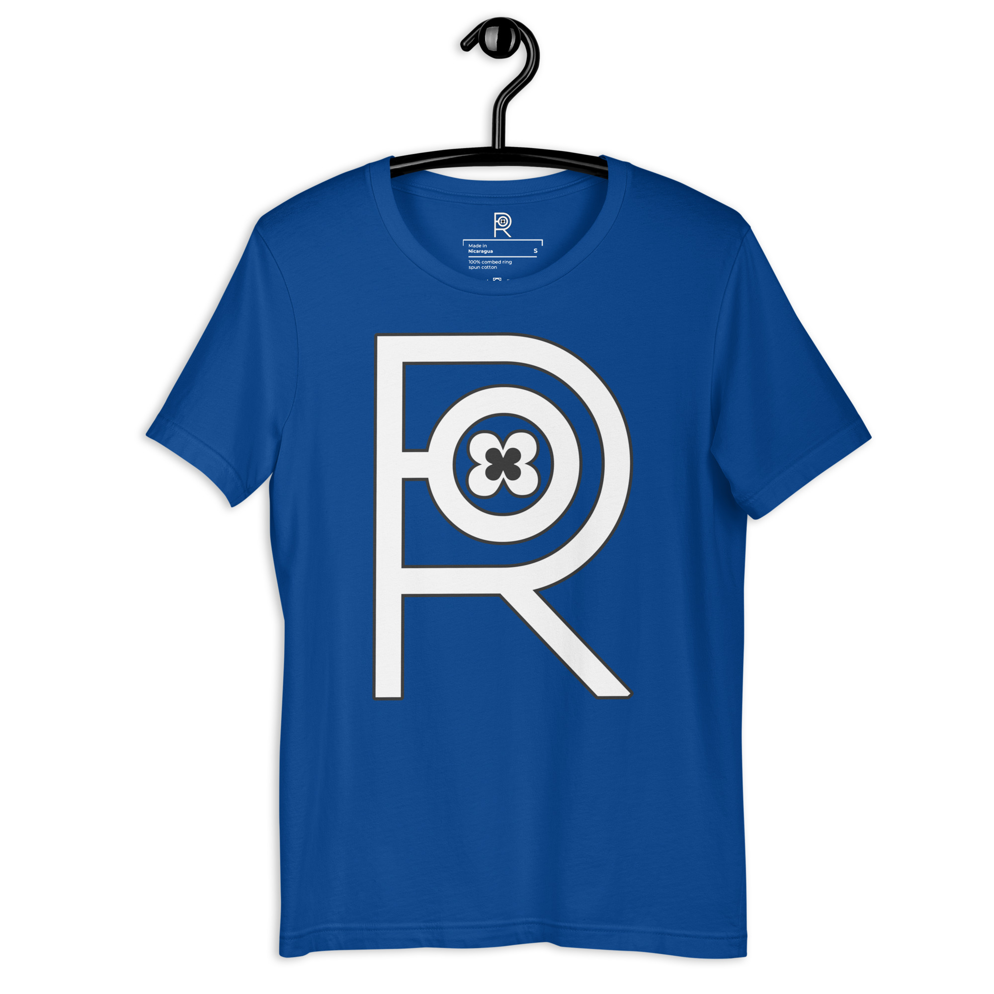 R - White And Black Royal Blue Unisex T-shirt