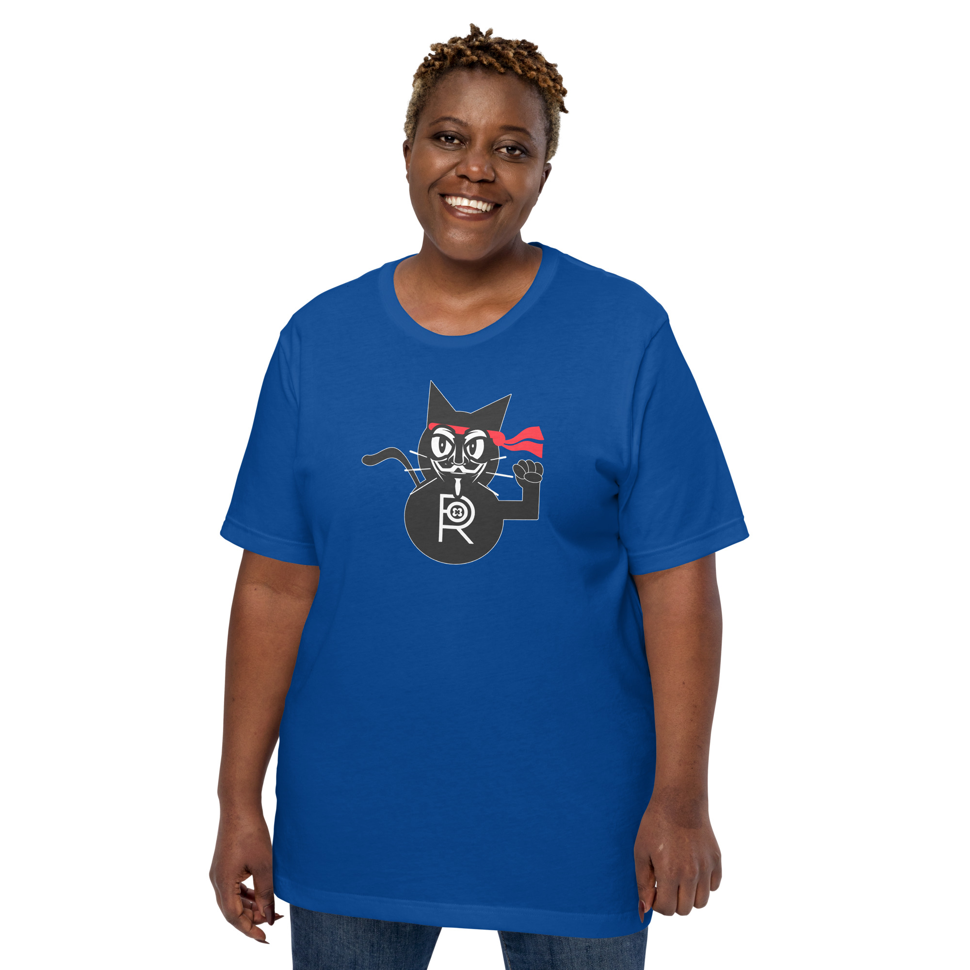R - Revolutionary Kitty Dark Style Unisex T-shirt - Image 13
