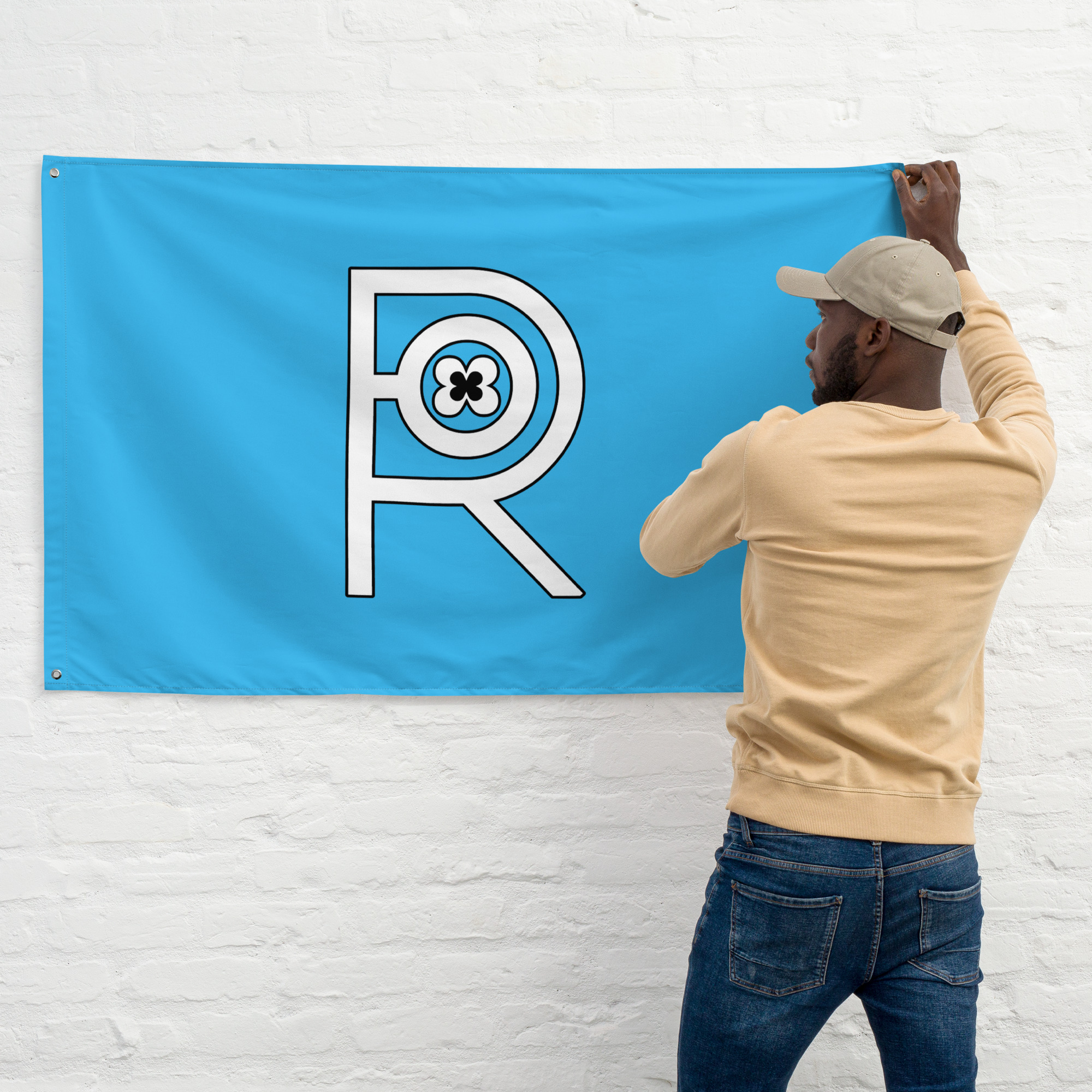 R - Sky Blue Flag - Image 2