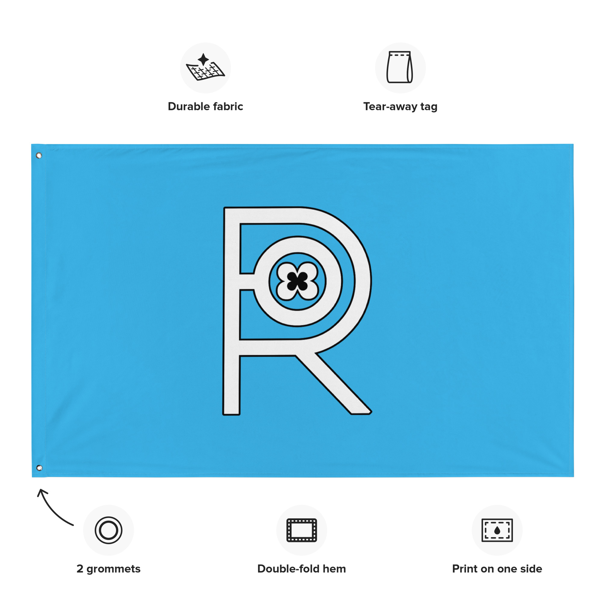 R - Sky Blue Flag - Image 4