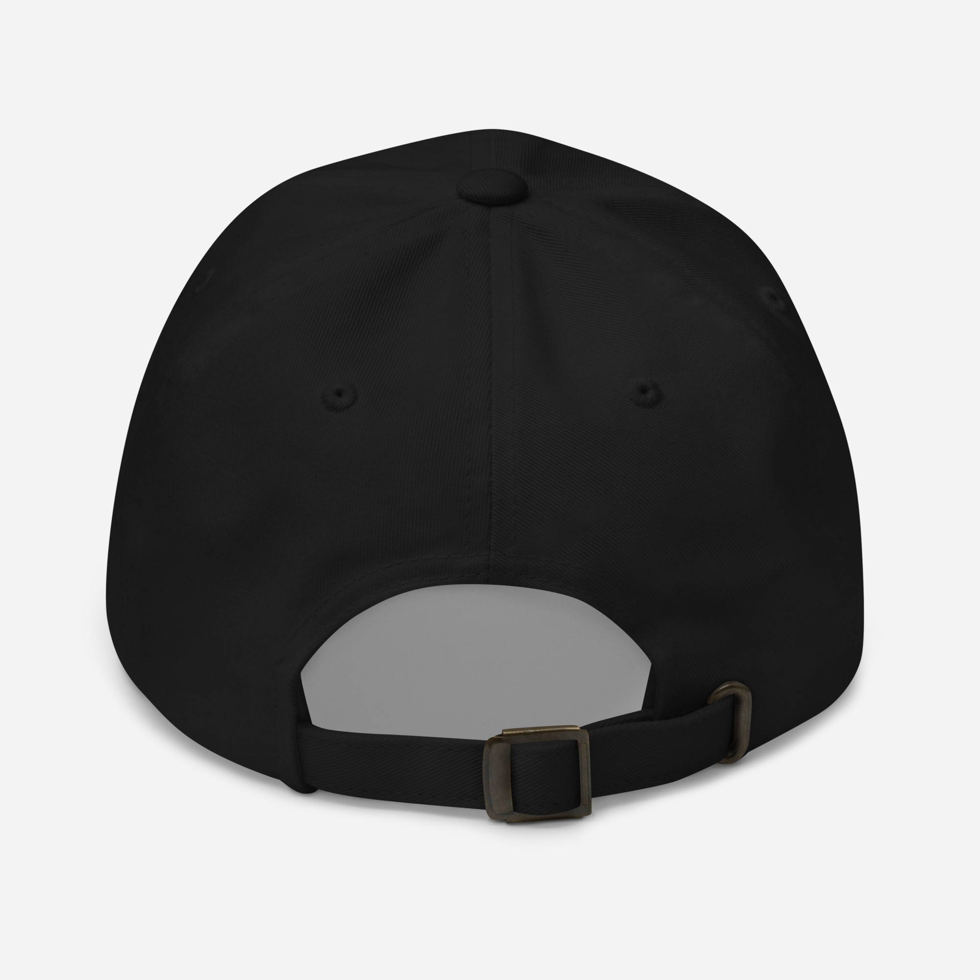 R - Sky Blue And Black Classic Dad Hat - Image 10