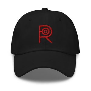 R - Red And Black Classic Dad Hat