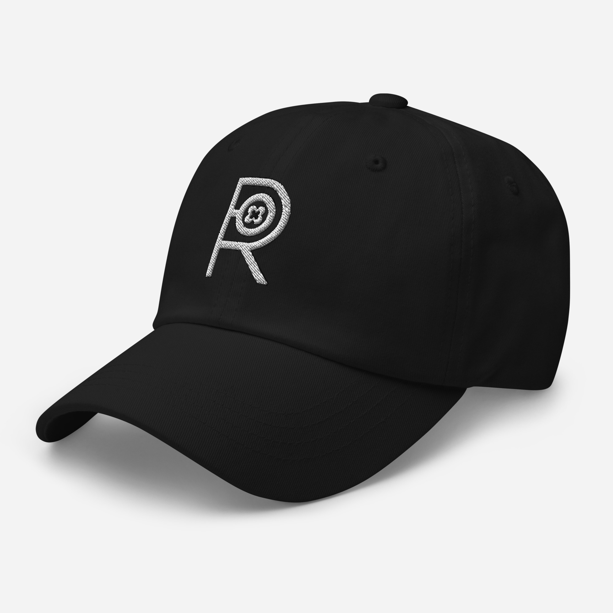 R - White And Black Classic Dad Hat - Image 15