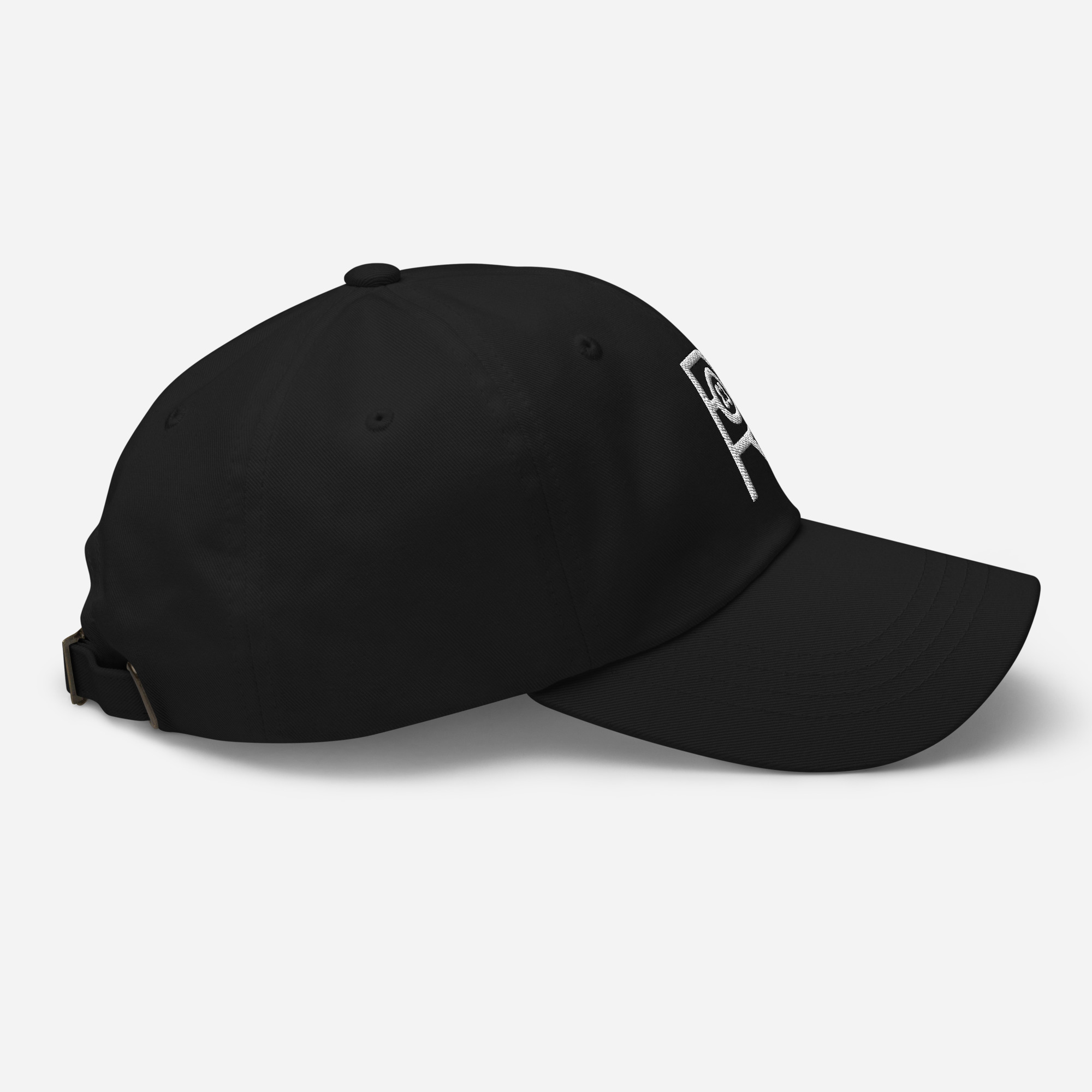 R - White And Black Classic Dad Hat - Image 12