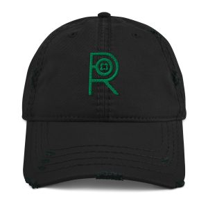 R - Kelly Green And Black Classic Dad Hat