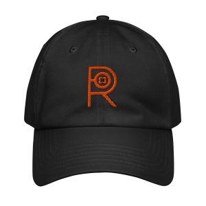 R - Orange And Black Under Armour® Dad Hat