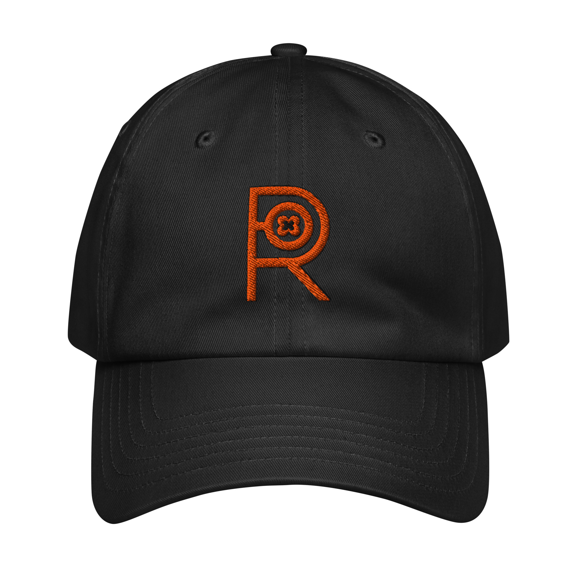 R - Orange And Black Under Armour® Dad Hat