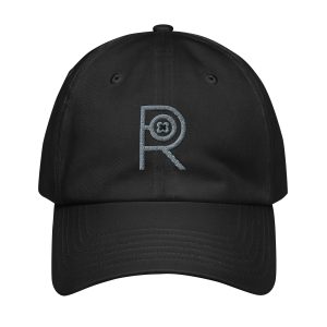 R - Grey And Black Under Armour® Dad Hat