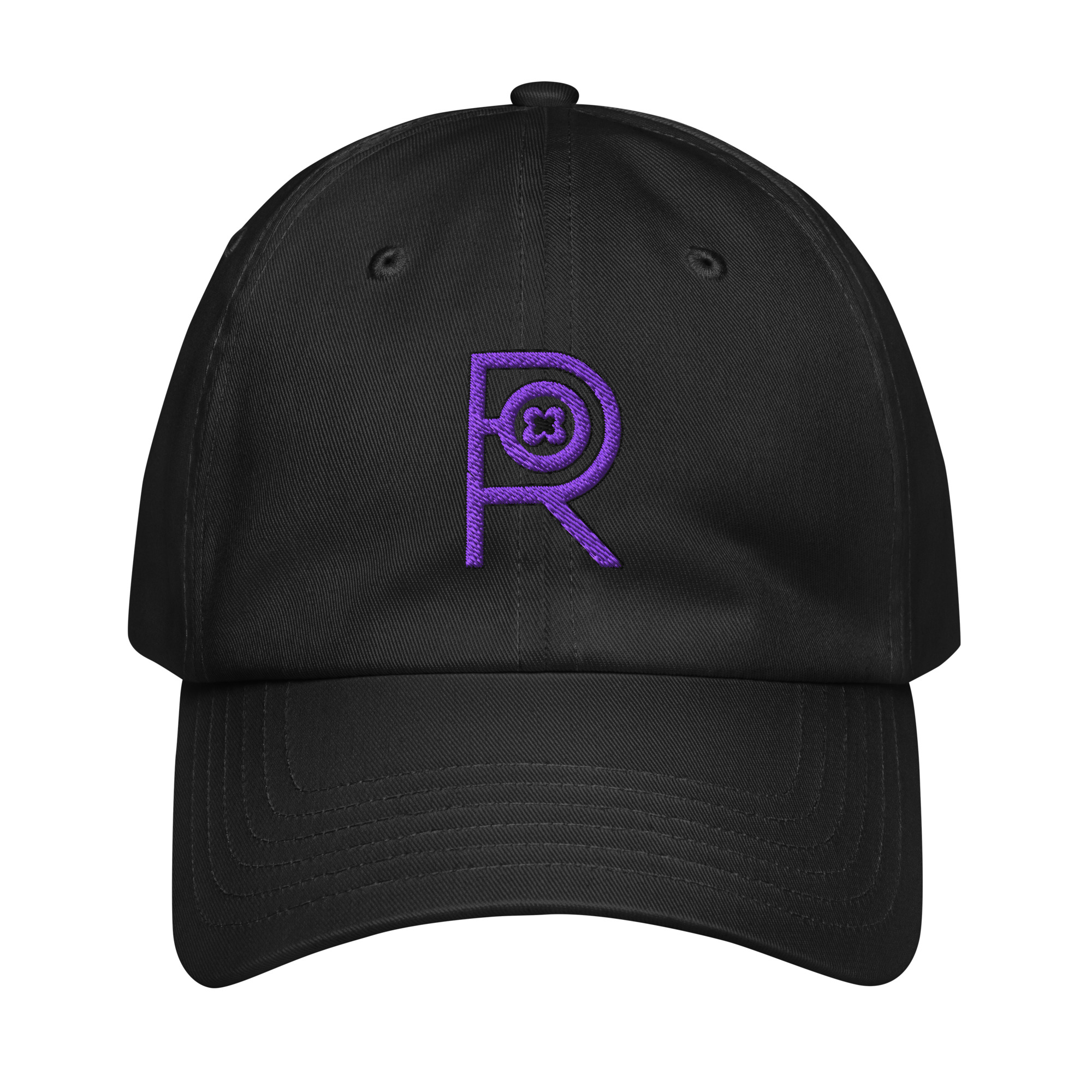 R - Purple And Black Under Armour® Dad Hat