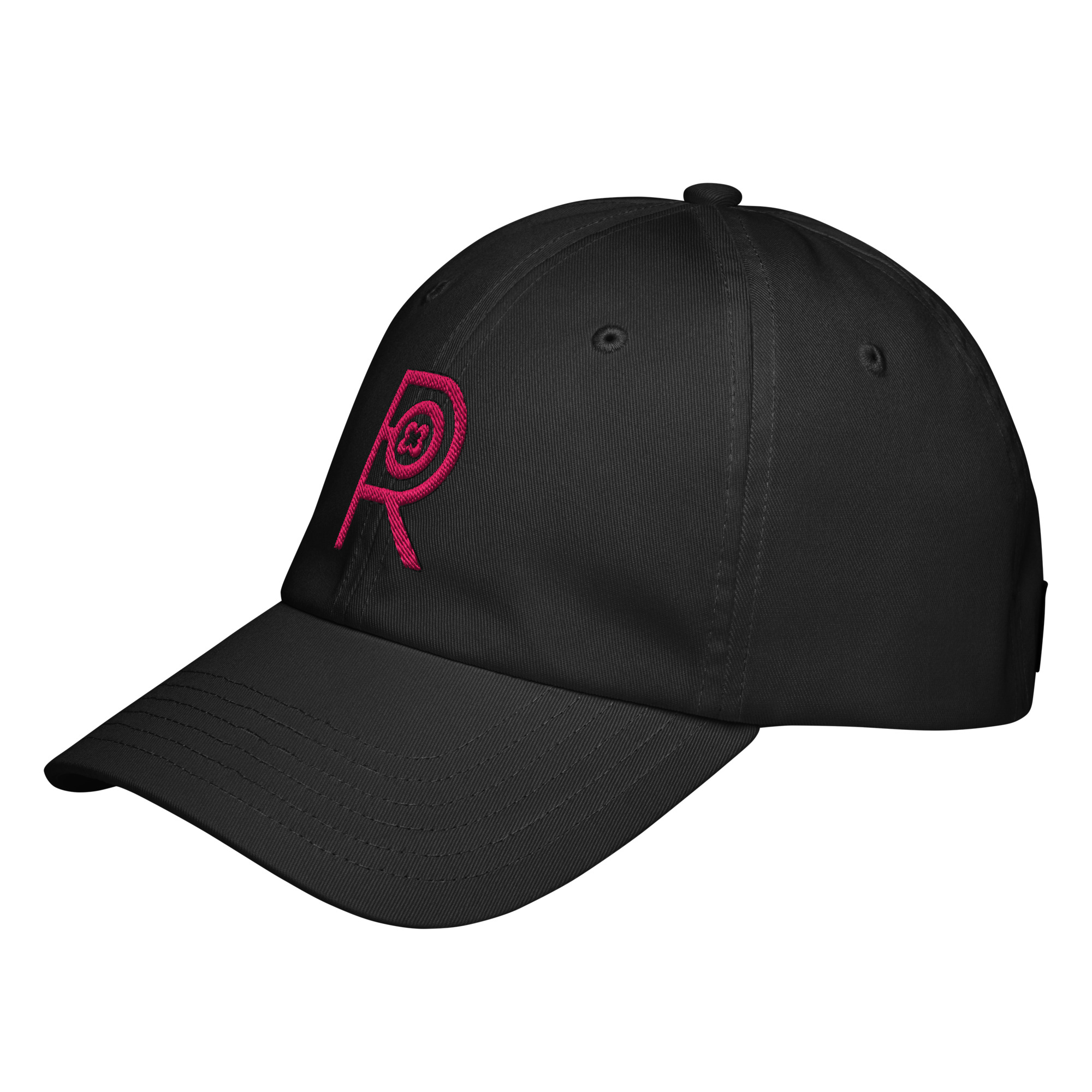 R - Pink And Black Under Armour® Dad Hat - Image 8