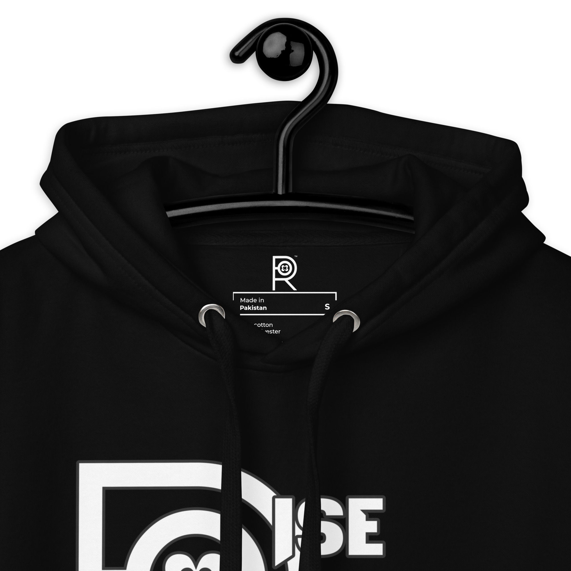 R - Rise Resist Revolt Rebuild But First Coffee Dark Style Unisex Hoodie - Image 22