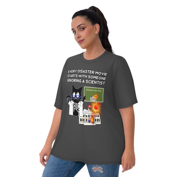 R - Every Disaster Movie Starts With Someone Ignoring A Scientist Women's T-shirt - Eclipse - Image 5