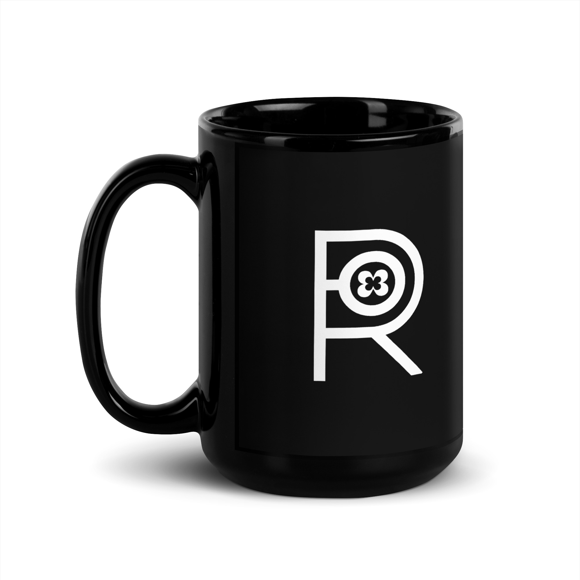 R - Resistance Kitty Says I'll Tread Where I Want Black Glossy Mug - Image 4
