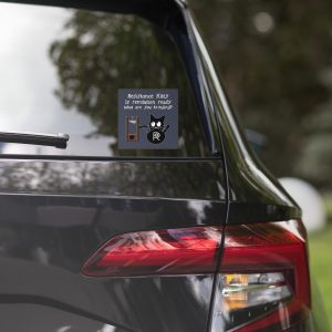 R - Resistance Kitty Is Revolution Ready. What Are You Bringing? Bubble-free Stickers