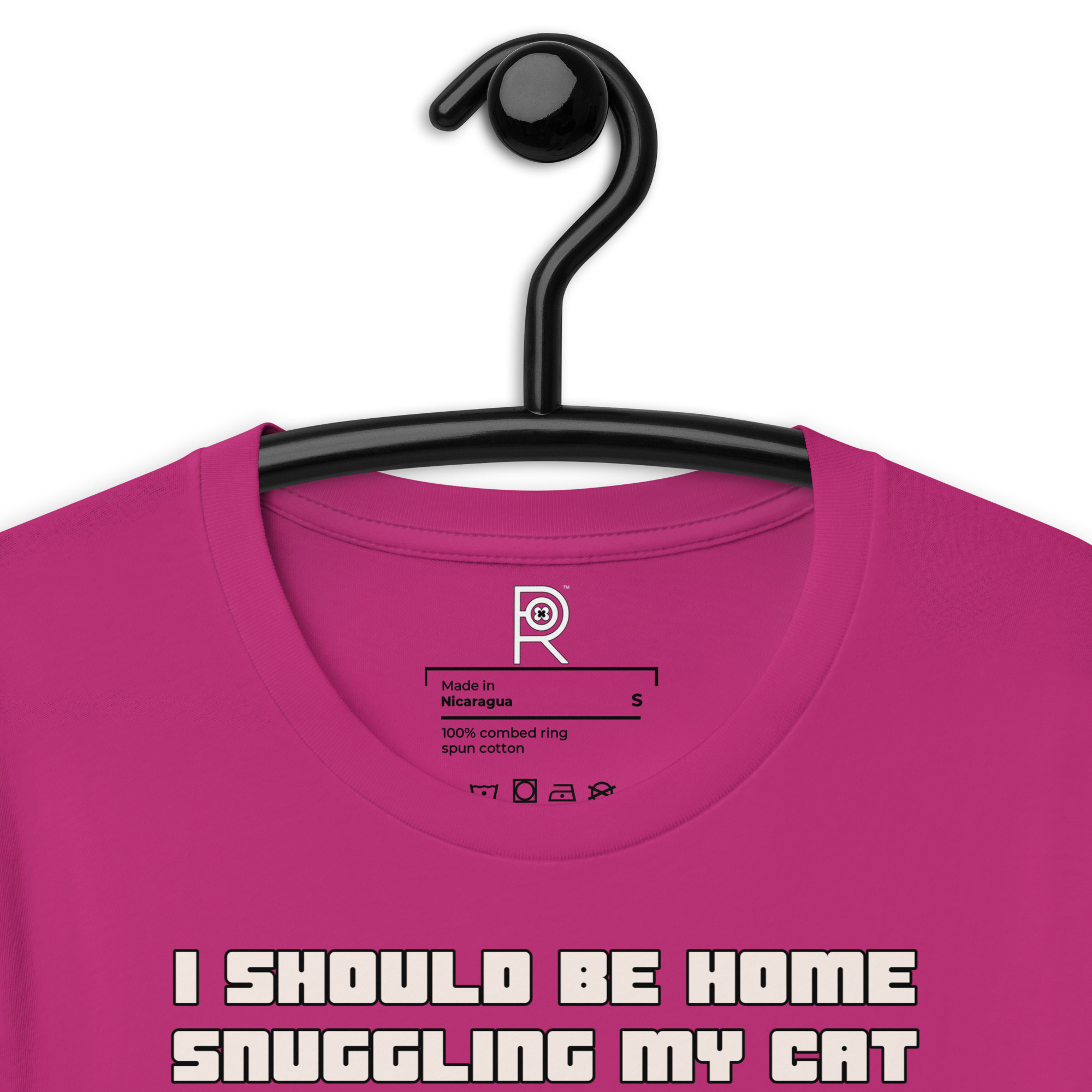 R - I Should Be Home Snuggling My Cat But Instead I Am Here Protesting F*cking Nazis Dark Style Unisex T-shirt - Image 54