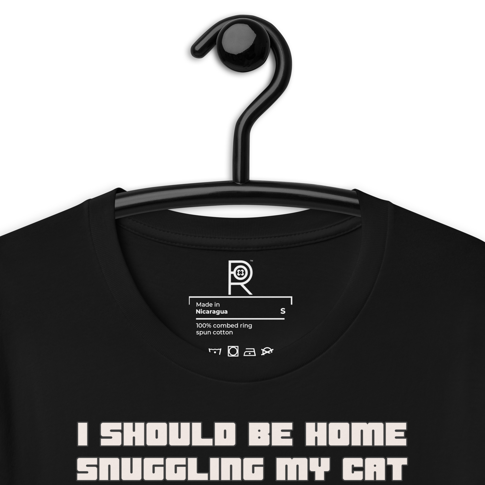 R - I Should Be Home Snuggling My Cat But Instead I Am Here Protesting F*cking Nazis Dark Style Unisex T-shirt - Image 27