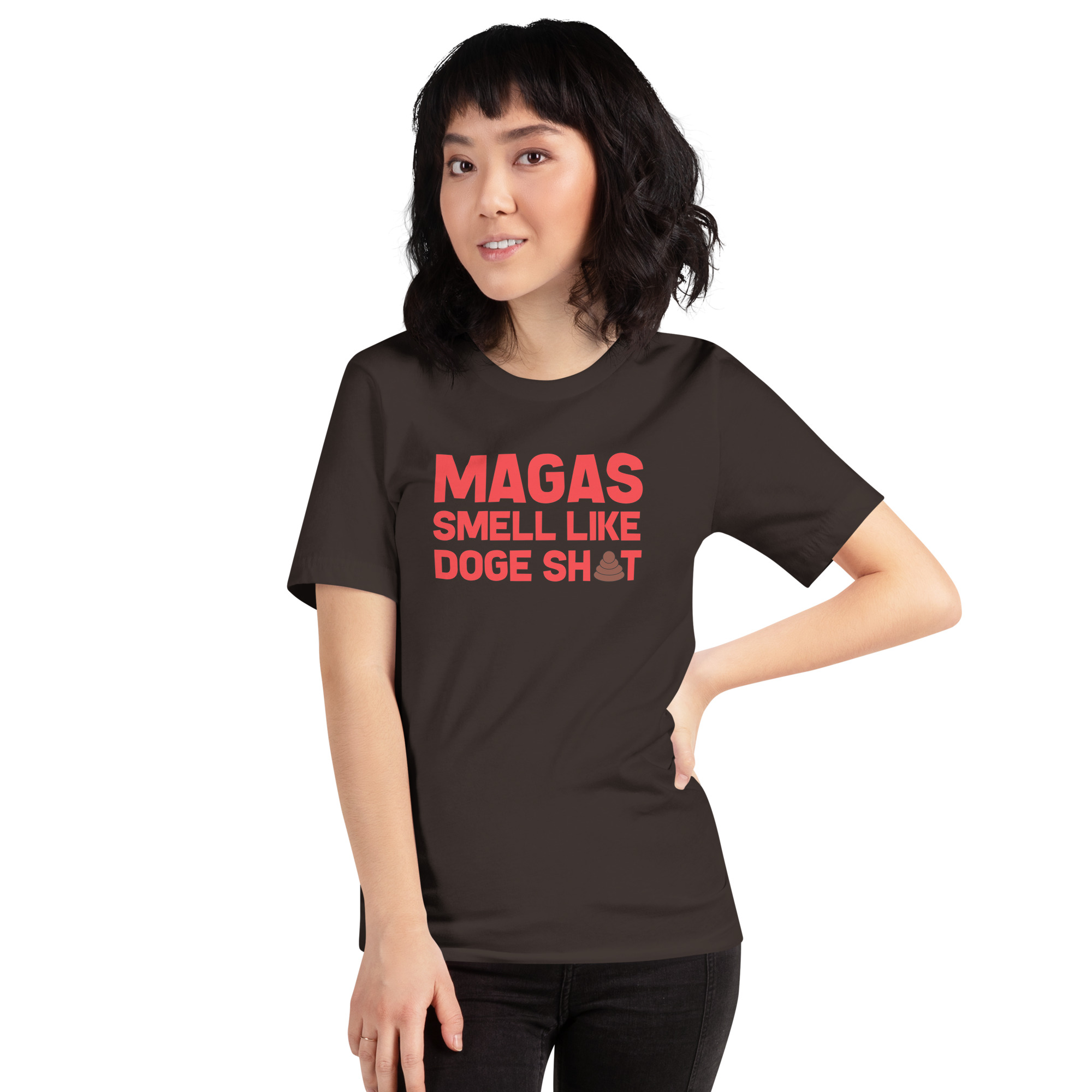R - Magas Smell Like Doge Sht Dark Style Unisex T-shirt - Image 8