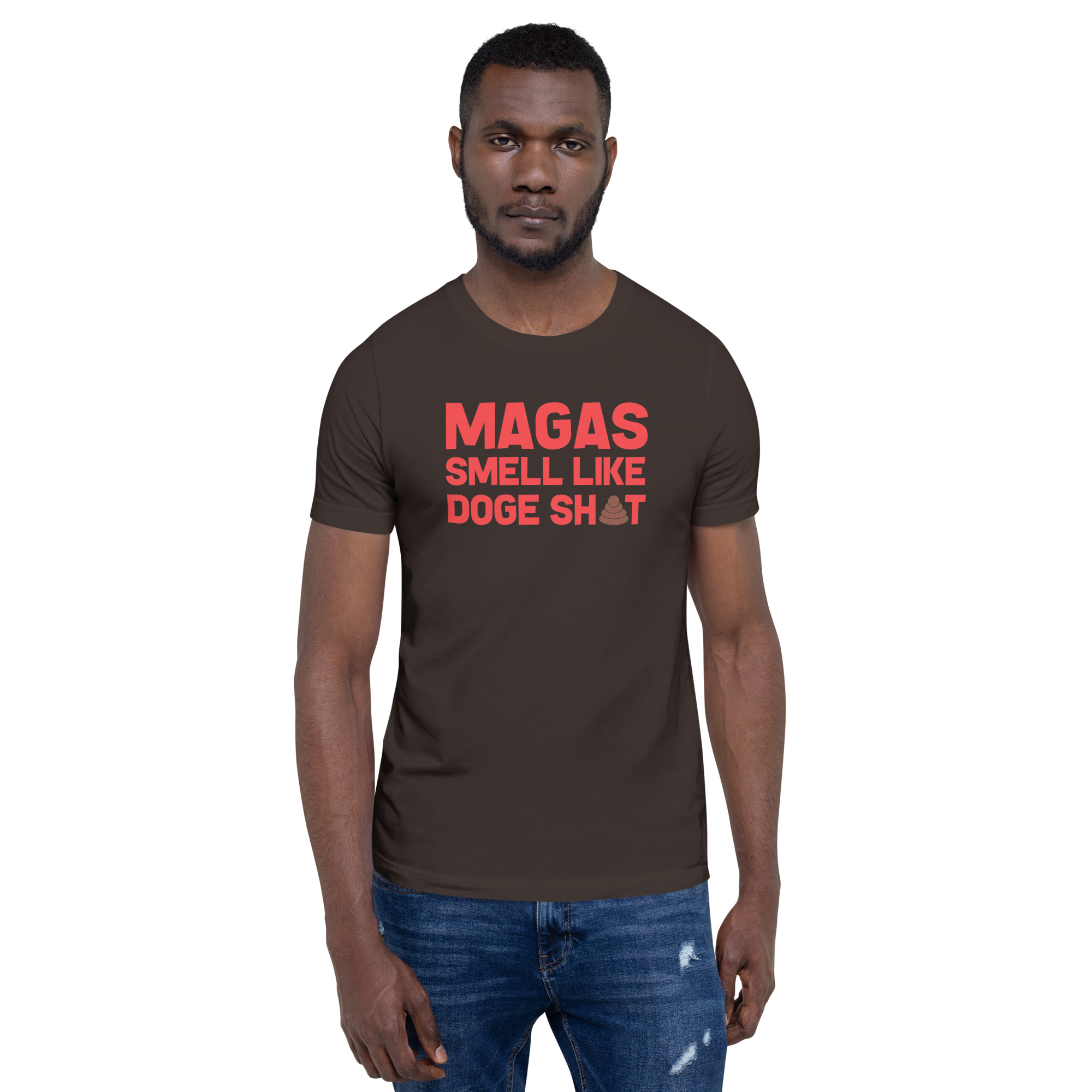 R - Magas Smell Like Doge Sht Dark Style Unisex T-shirt - Image 9