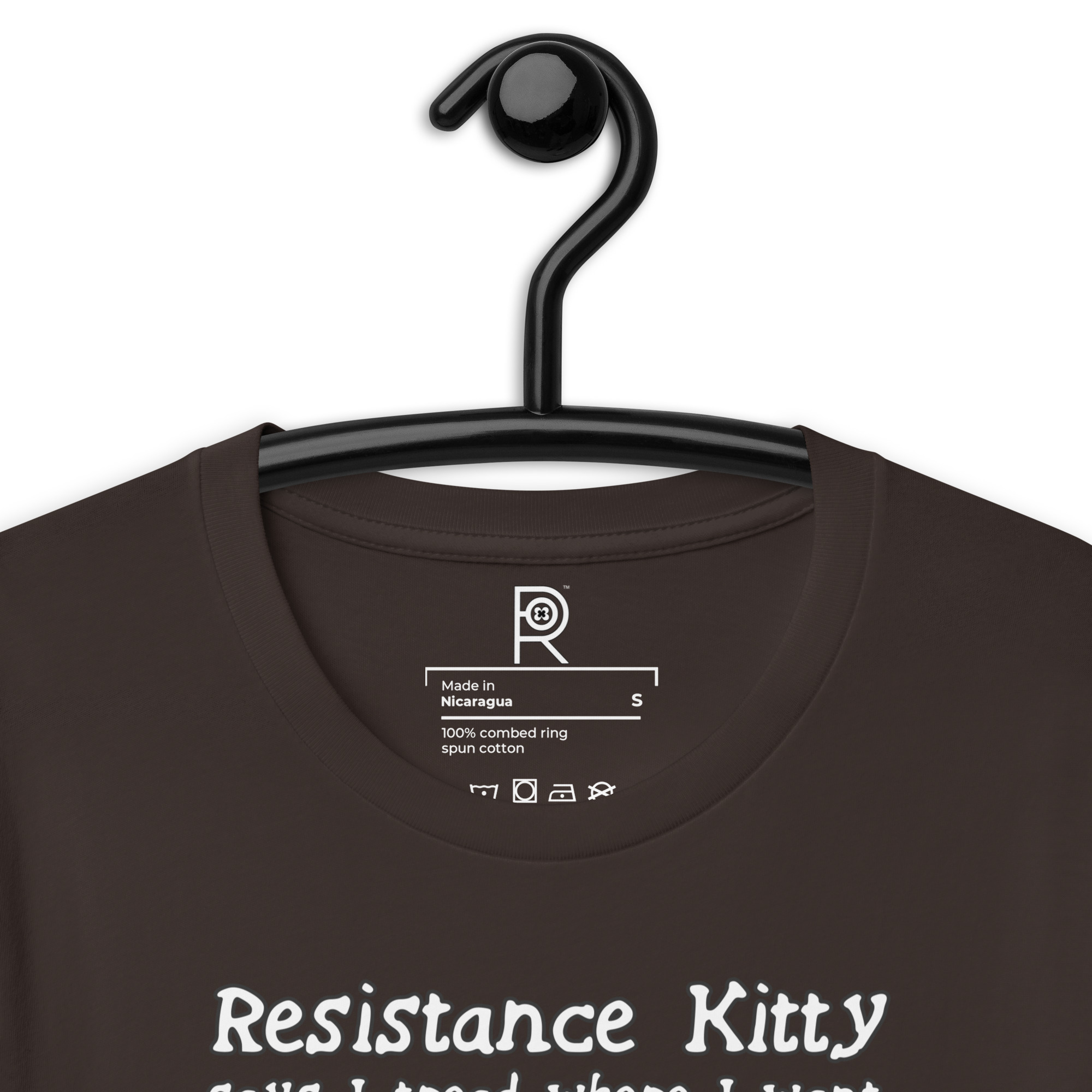 R - Resistance Kitty Says I Tread Where I Want Dark Style Unisex T-shirt - Image 39