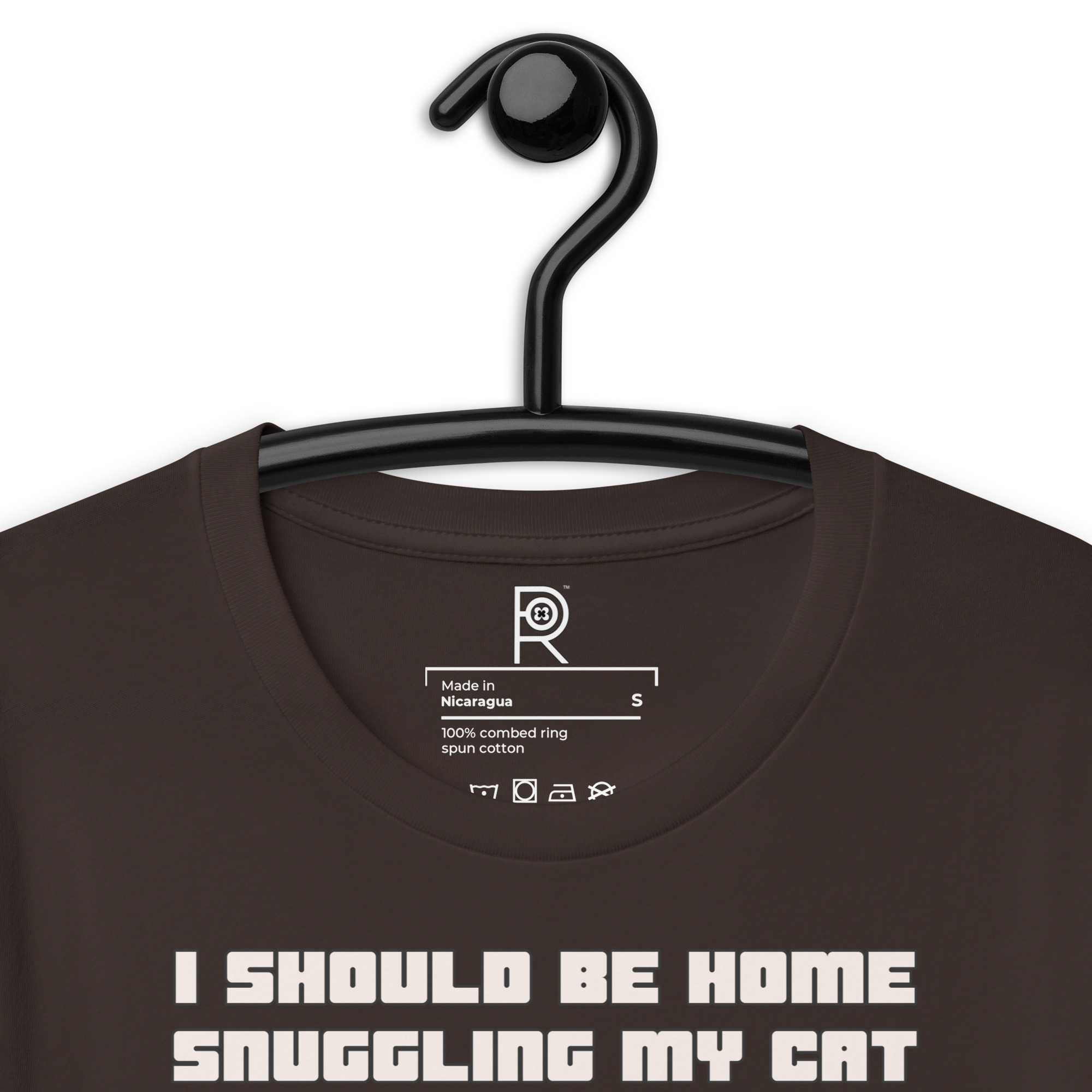 R - I Should Be Home Snuggling My Cat But Instead I Am Here Protesting F*cking Nazis Dark Style Unisex T-shirt - Image 39