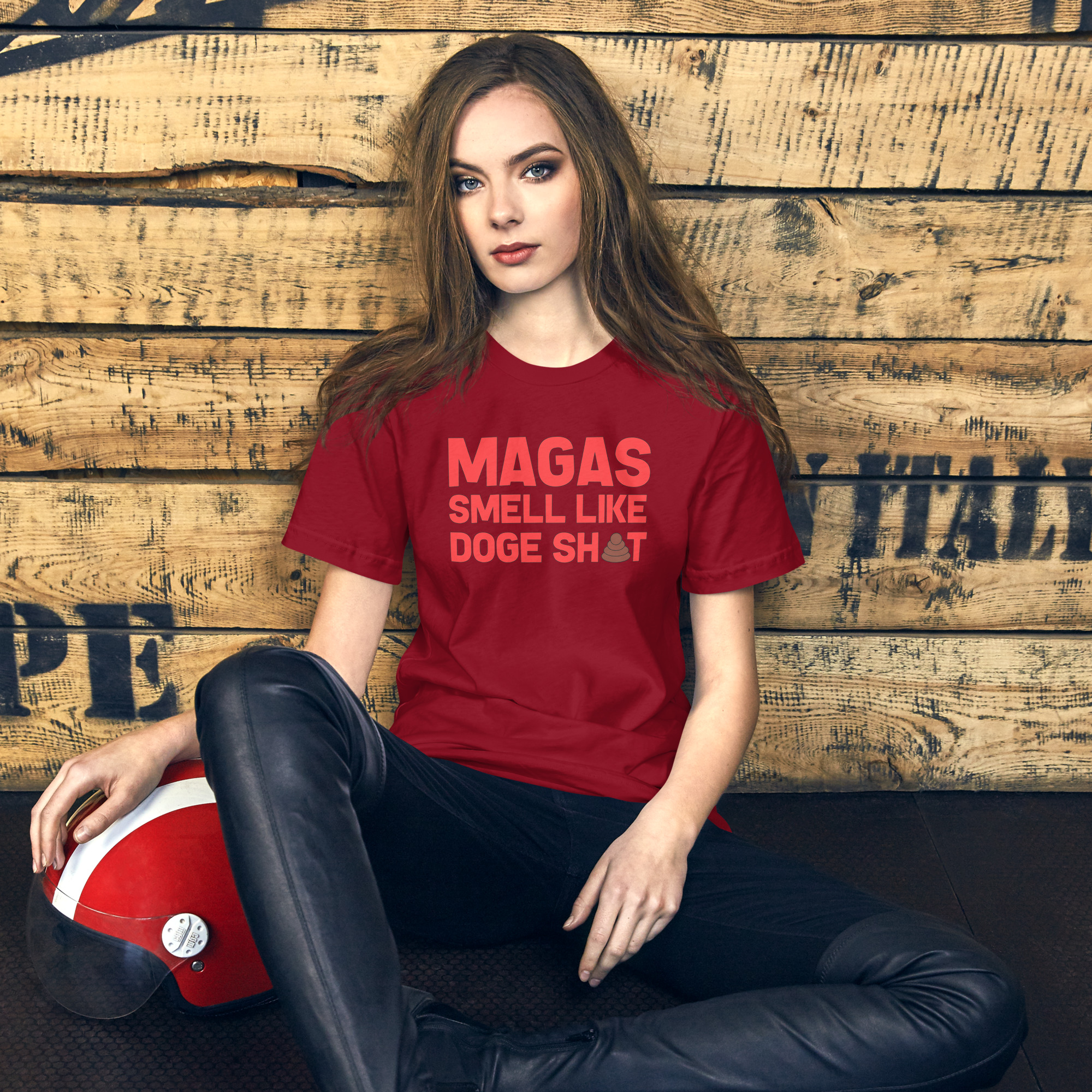 R - Magas Smell Like Doge Sht Dark Style Unisex T-shirt - Image 6
