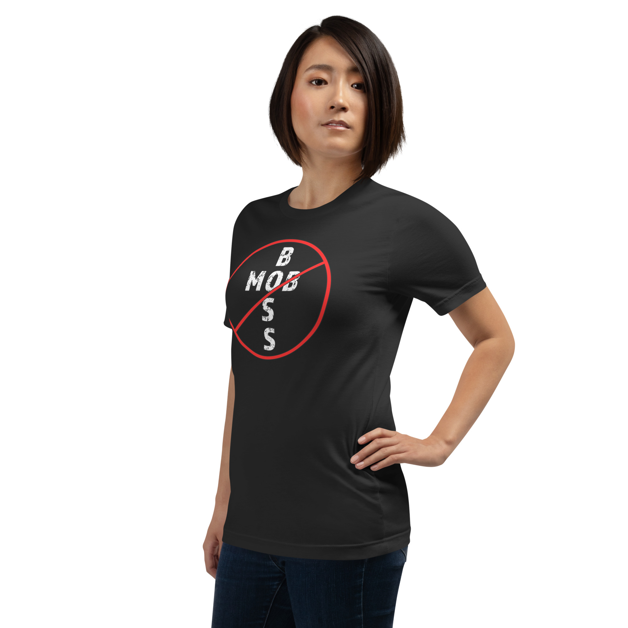 R - Mob Boss No Dark Style Unisex T-shirt - Image 12