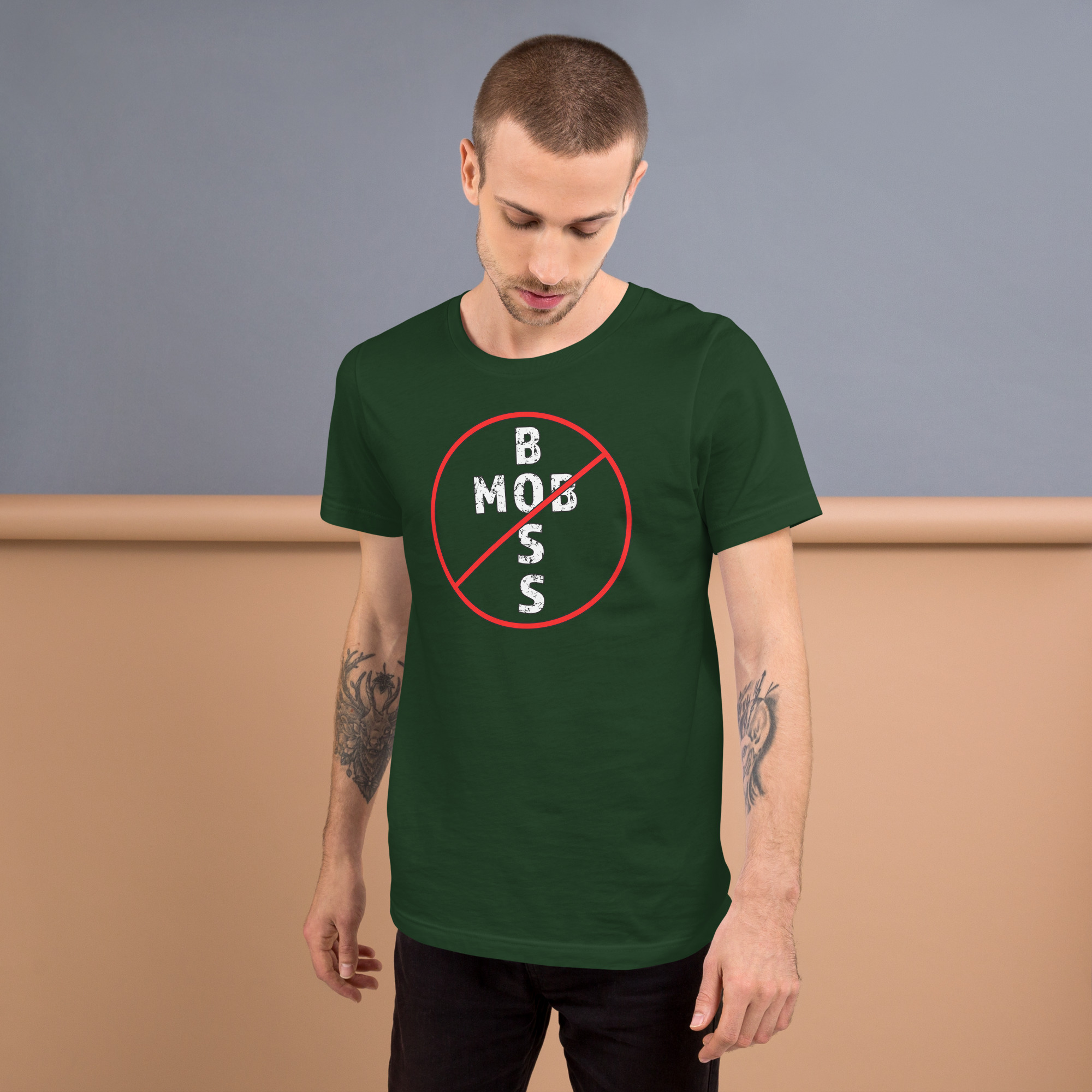 R - Mob Boss No Dark Style Unisex T-shirt - Image 19