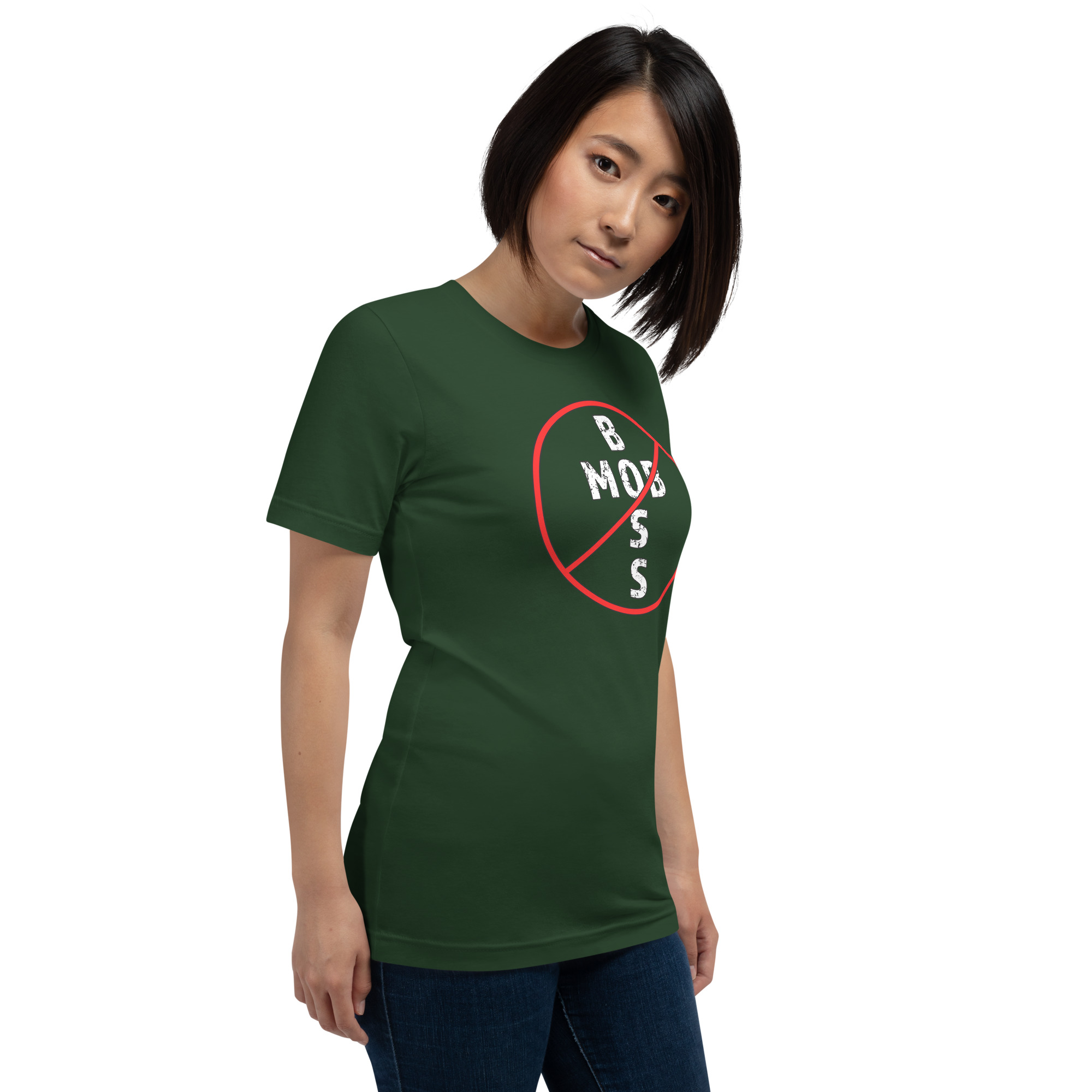 R - Mob Boss No Dark Style Unisex T-shirt - Image 18
