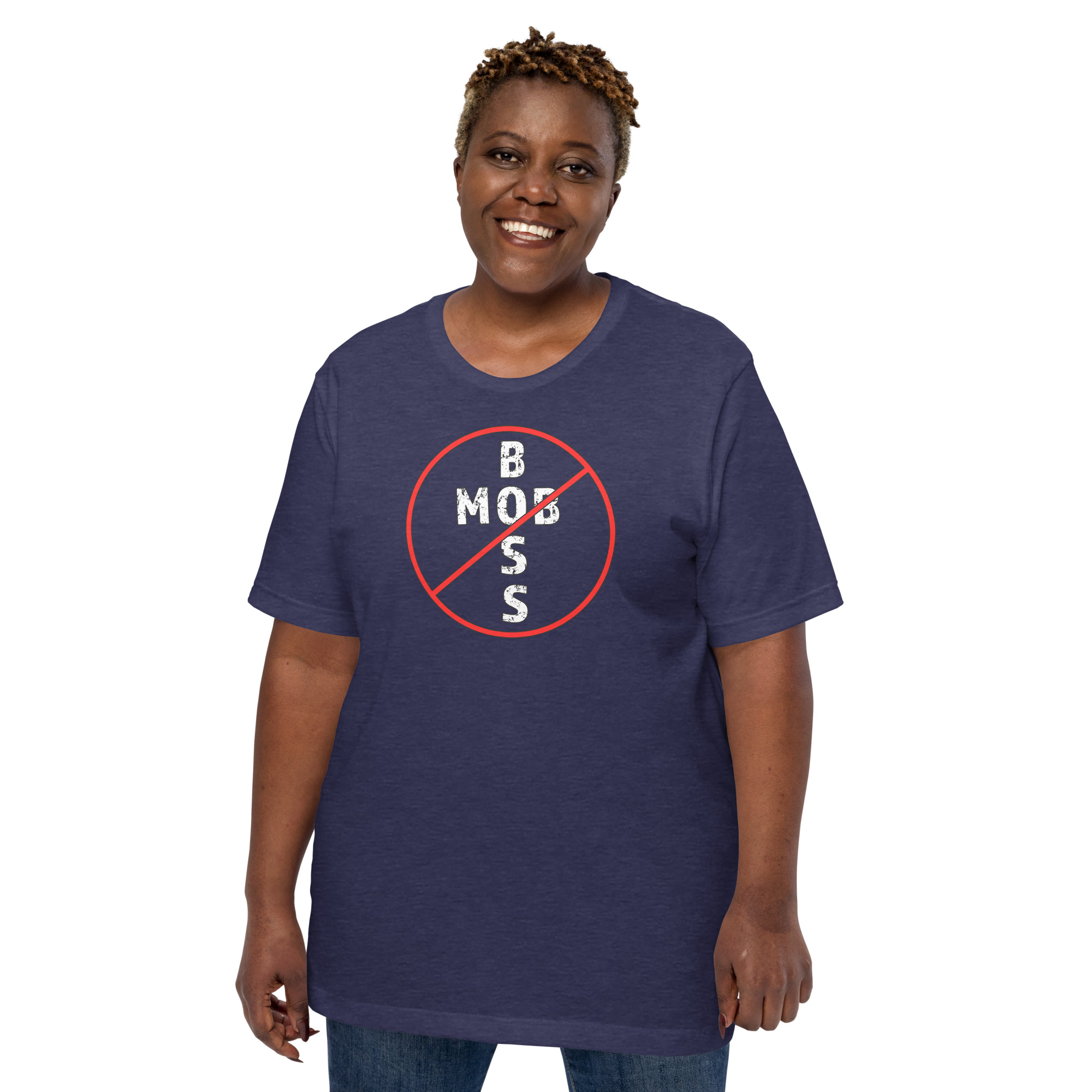 R - Mob Boss No Dark Style Unisex T-shirt - Image 14