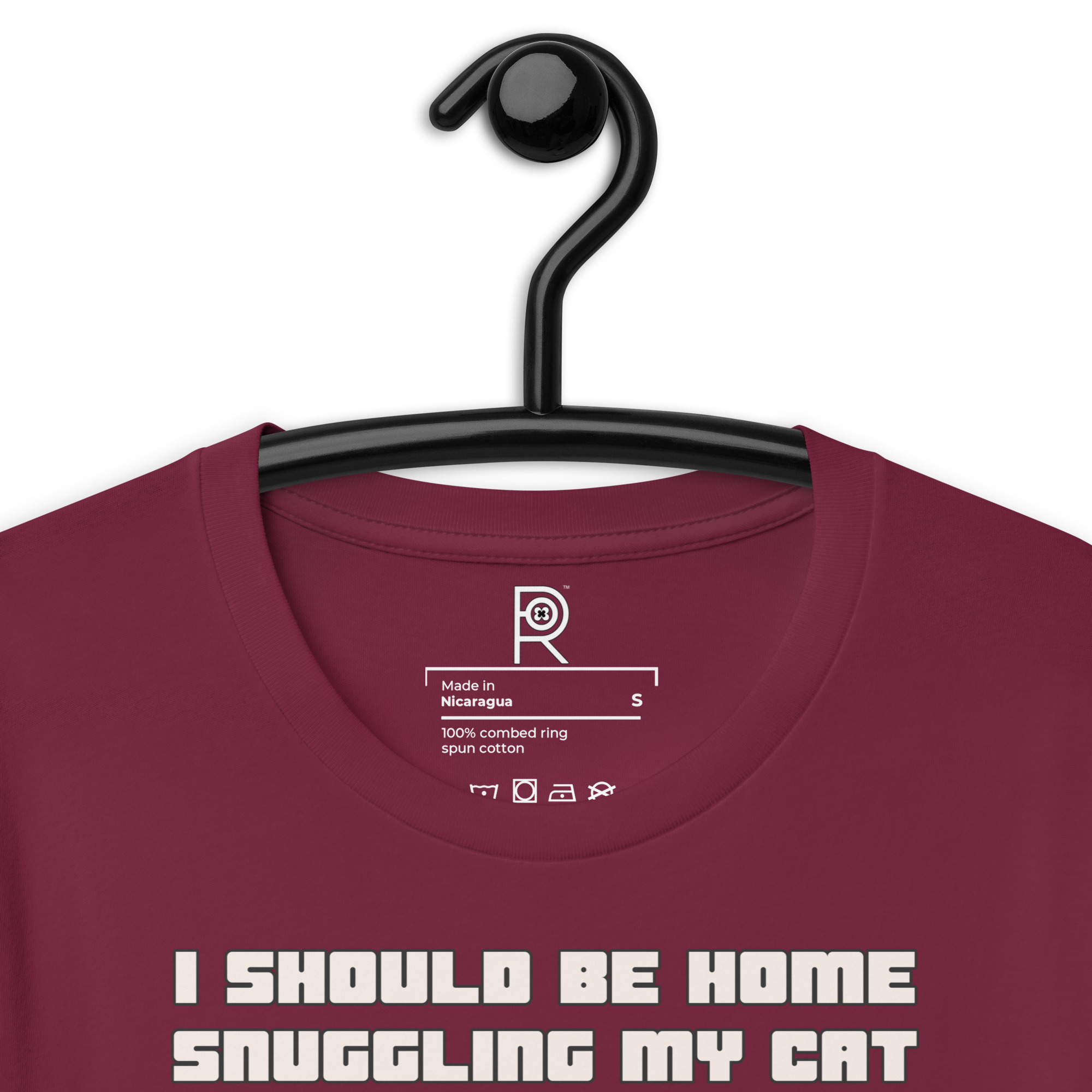 R - I Should Be Home Snuggling My Cat But Instead I Am Here Protesting F*cking Nazis Dark Style Unisex T-shirt - Image 45