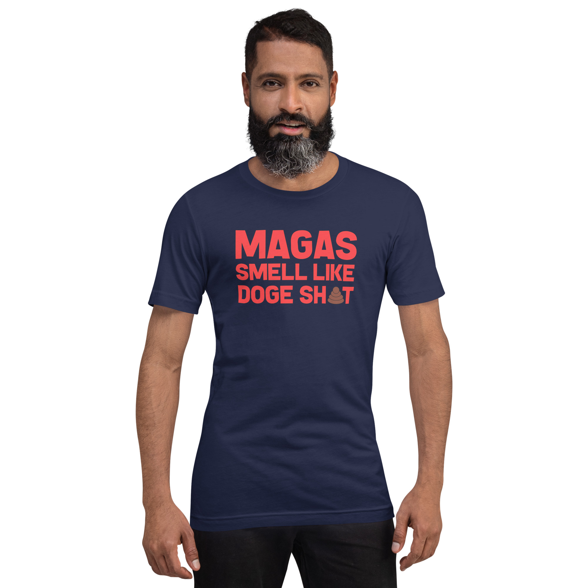 R - Magas Smell Like Doge Sht Dark Style Unisex T-shirt - Image 5