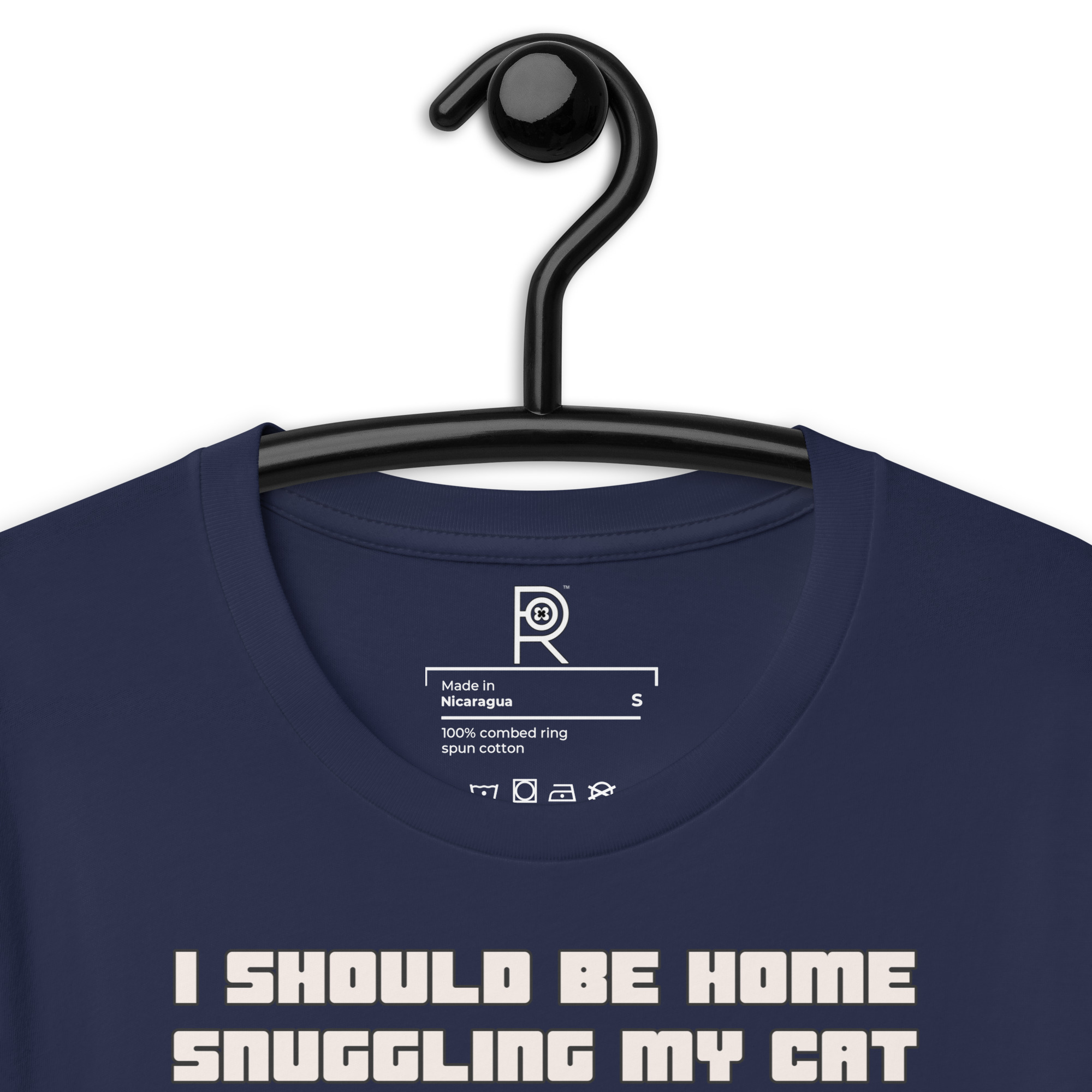 R - I Should Be Home Snuggling My Cat But Instead I Am Here Protesting F*cking Nazis Dark Style Unisex T-shirt - Image 33