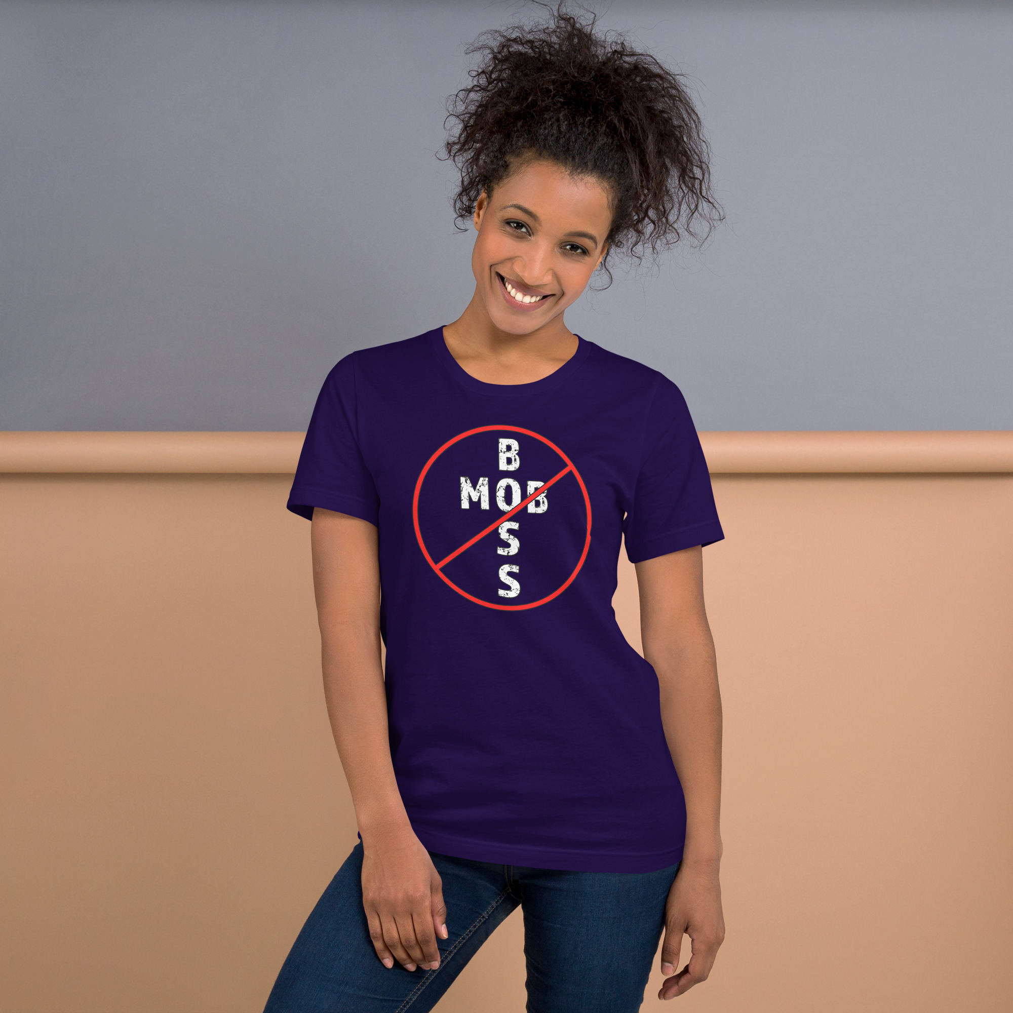 R - Mob Boss No Dark Style Unisex T-shirt - Image 5