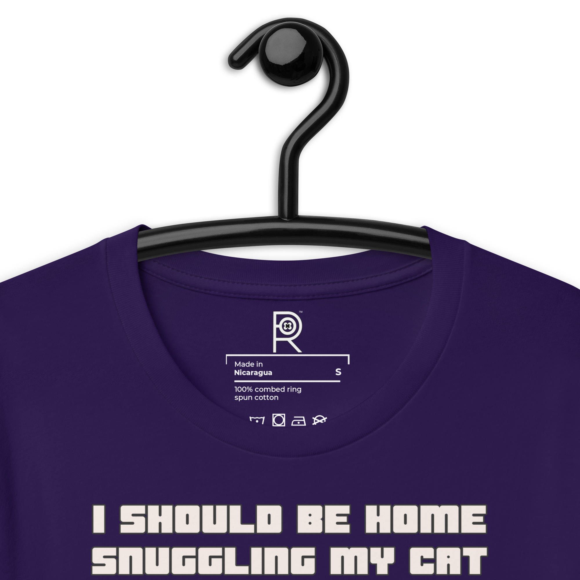 R - I Should Be Home Snuggling My Cat But Instead I Am Here Protesting F*cking Nazis Dark Style Unisex T-shirt - Image 30