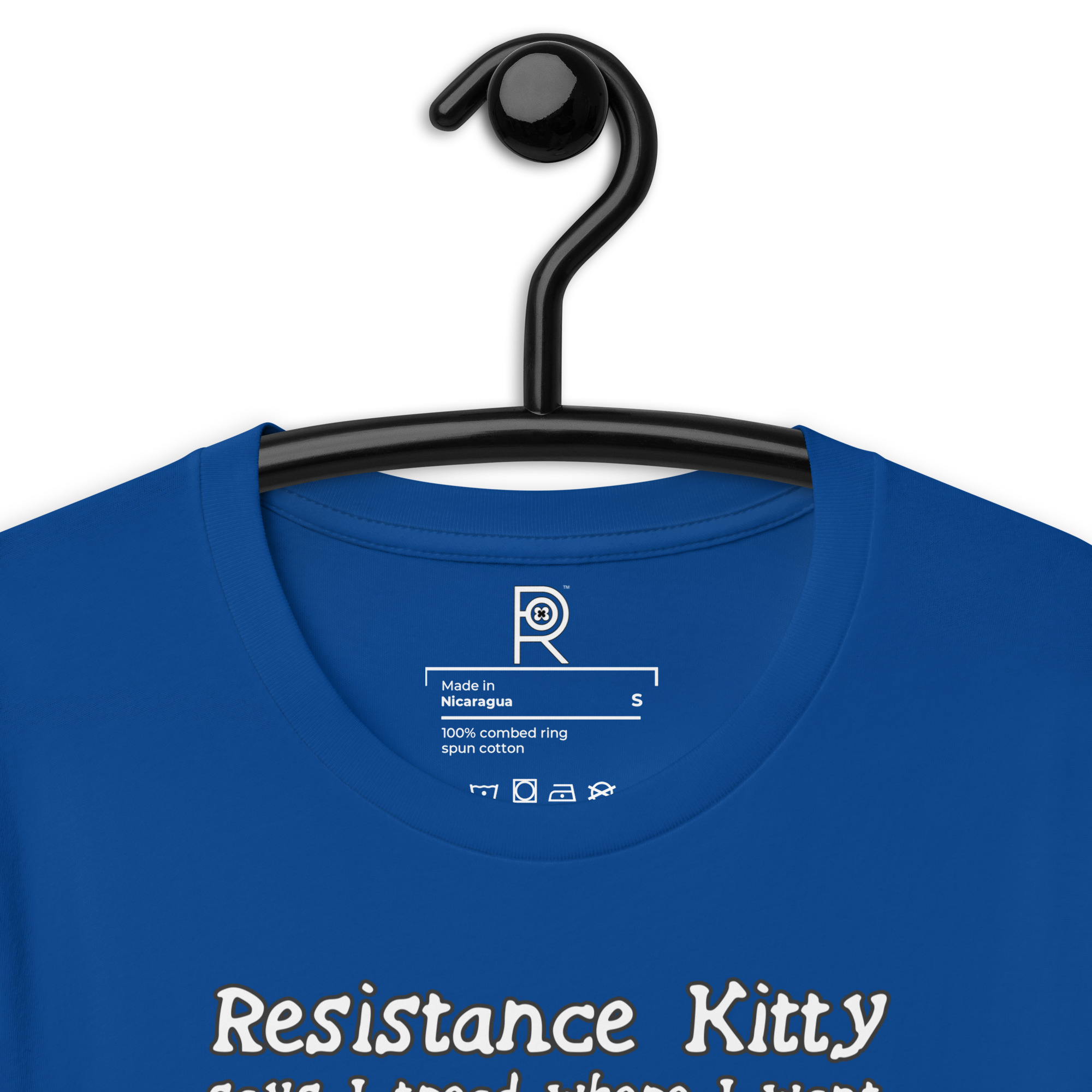 R - Resistance Kitty Says I Tread Where I Want Dark Style Unisex T-shirt - Image 49