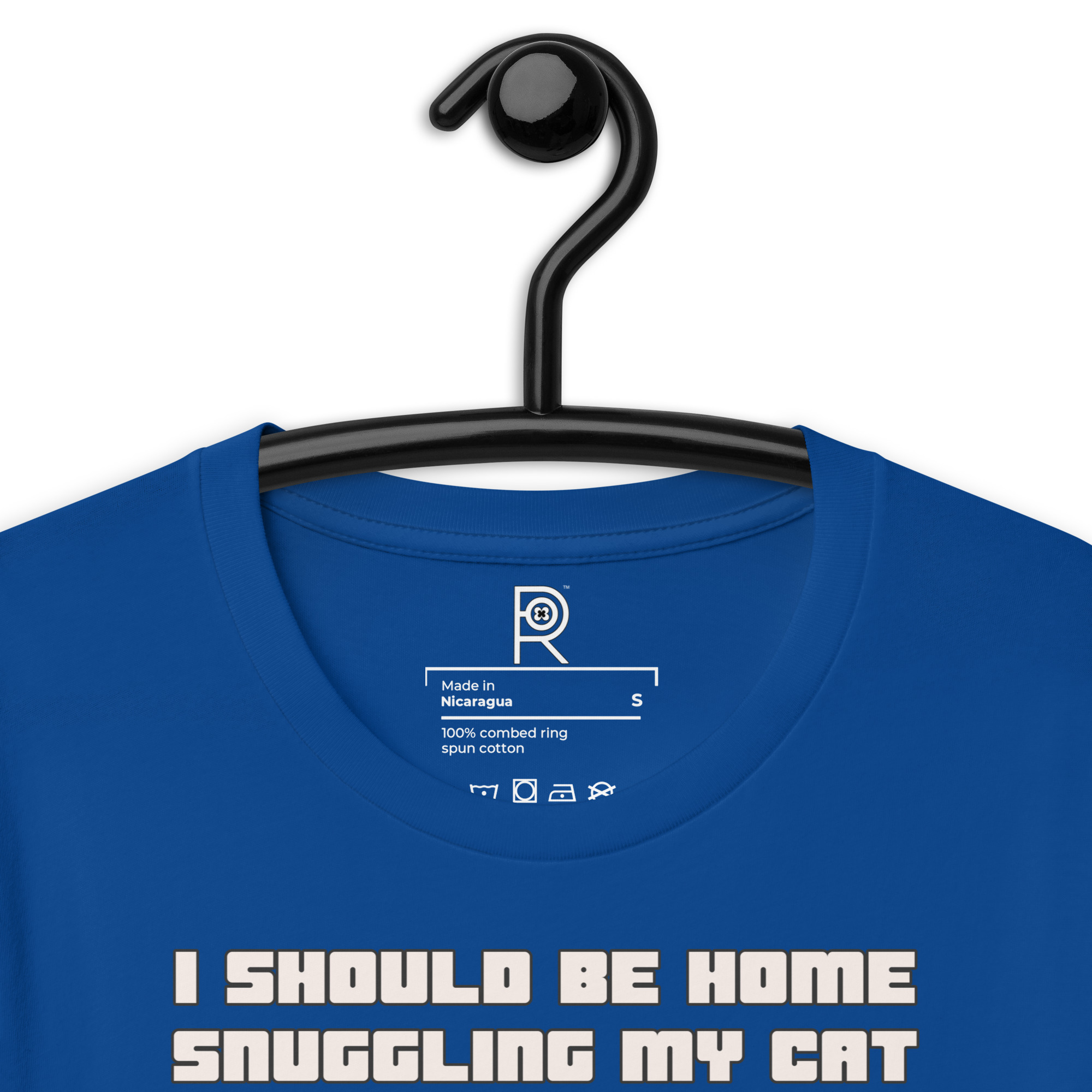 R - I Should Be Home Snuggling My Cat But Instead I Am Here Protesting F*cking Nazis Dark Style Unisex T-shirt - Image 48
