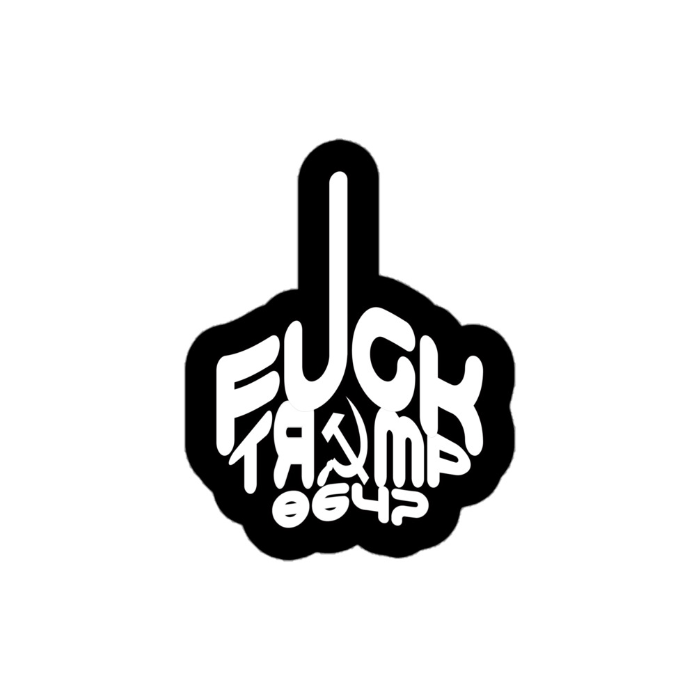 R - Fck Trump 8647 Bubble-Free Stickers - Image 5