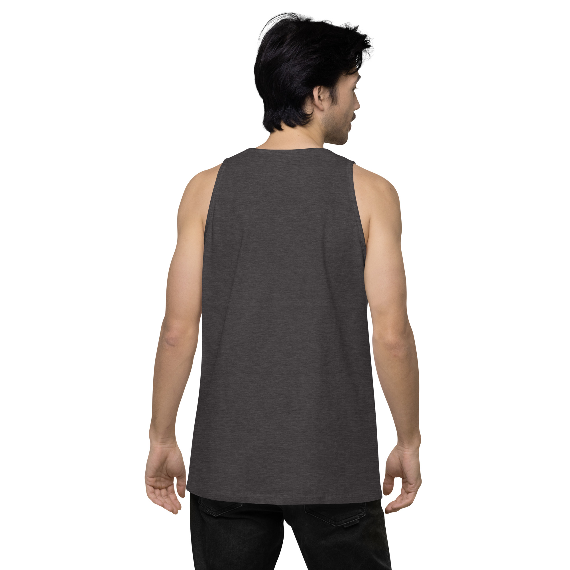 R - This Is My Resisting Bitch Face Dark Style Men’s Premium Tank Top - Image 21