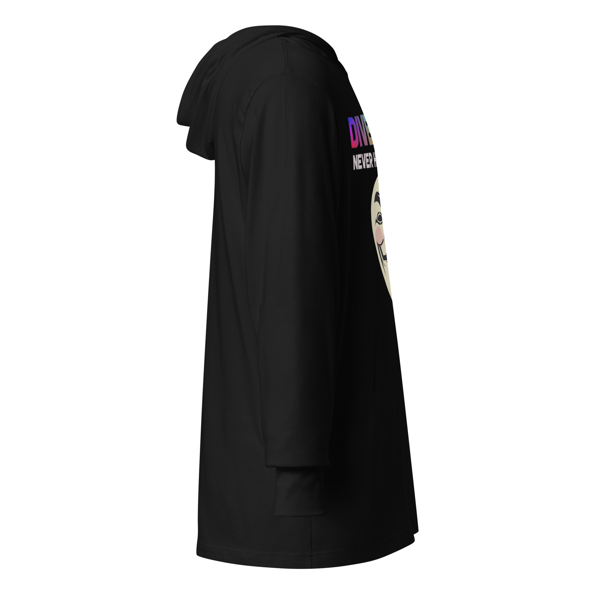 R - Diversity Never Hurt Anyone Hooded Long-sleeve Tee - Image 23