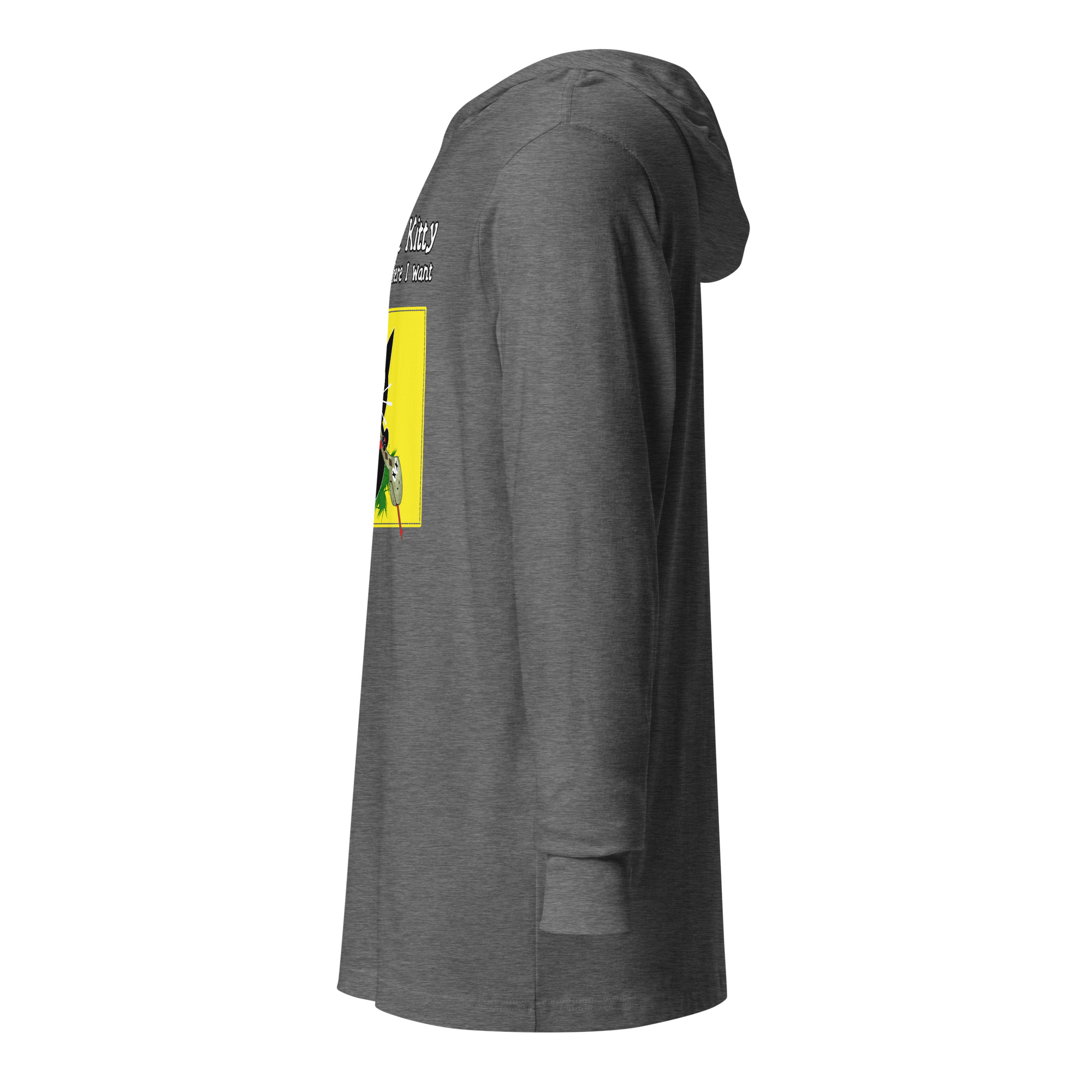 R - Resistance Kitty Says I Tread Where I Want Hooded Long-sleeve Tee Shirt - Image 33