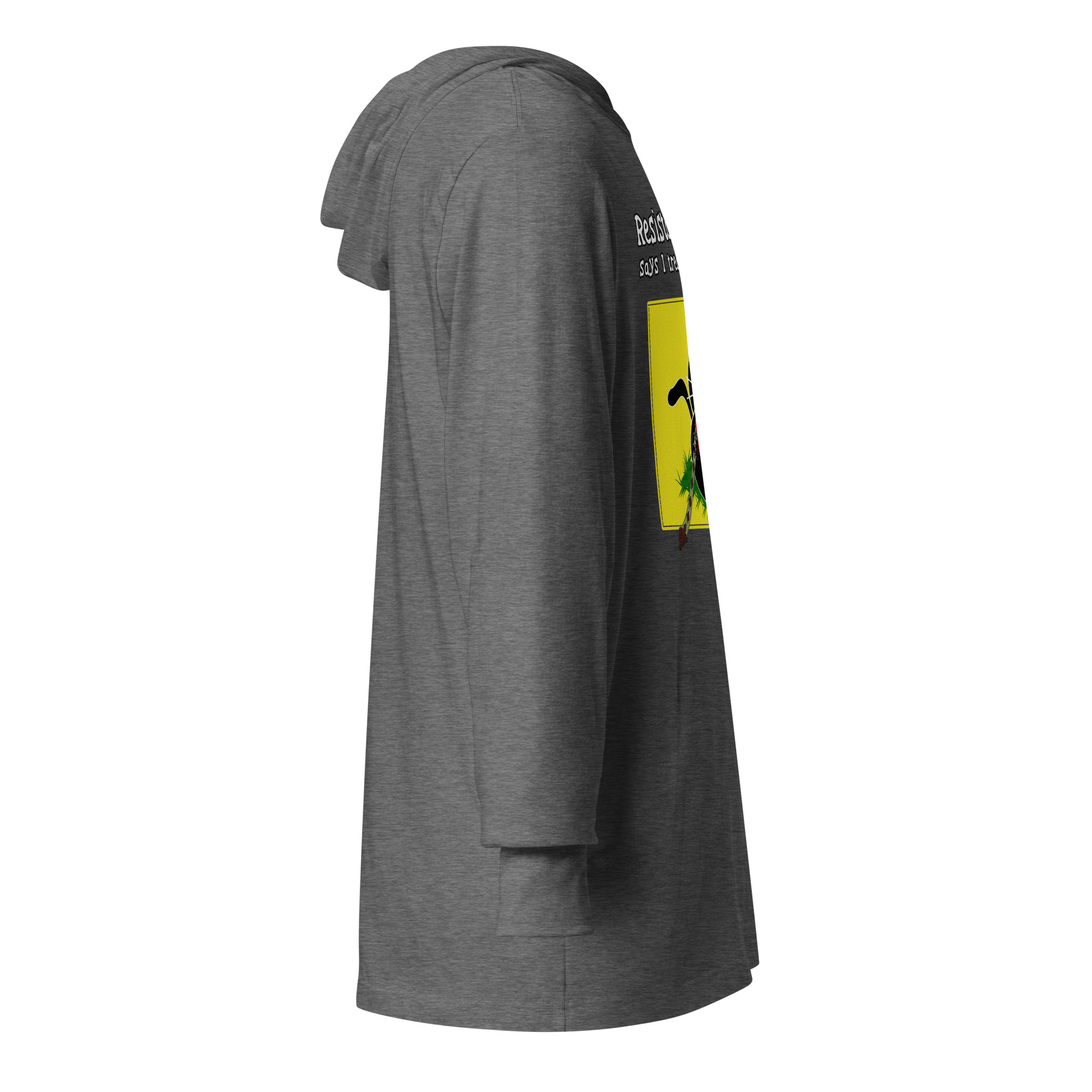 R - Resistance Kitty Says I Tread Where I Want Hooded Long-sleeve Tee Shirt - Image 34
