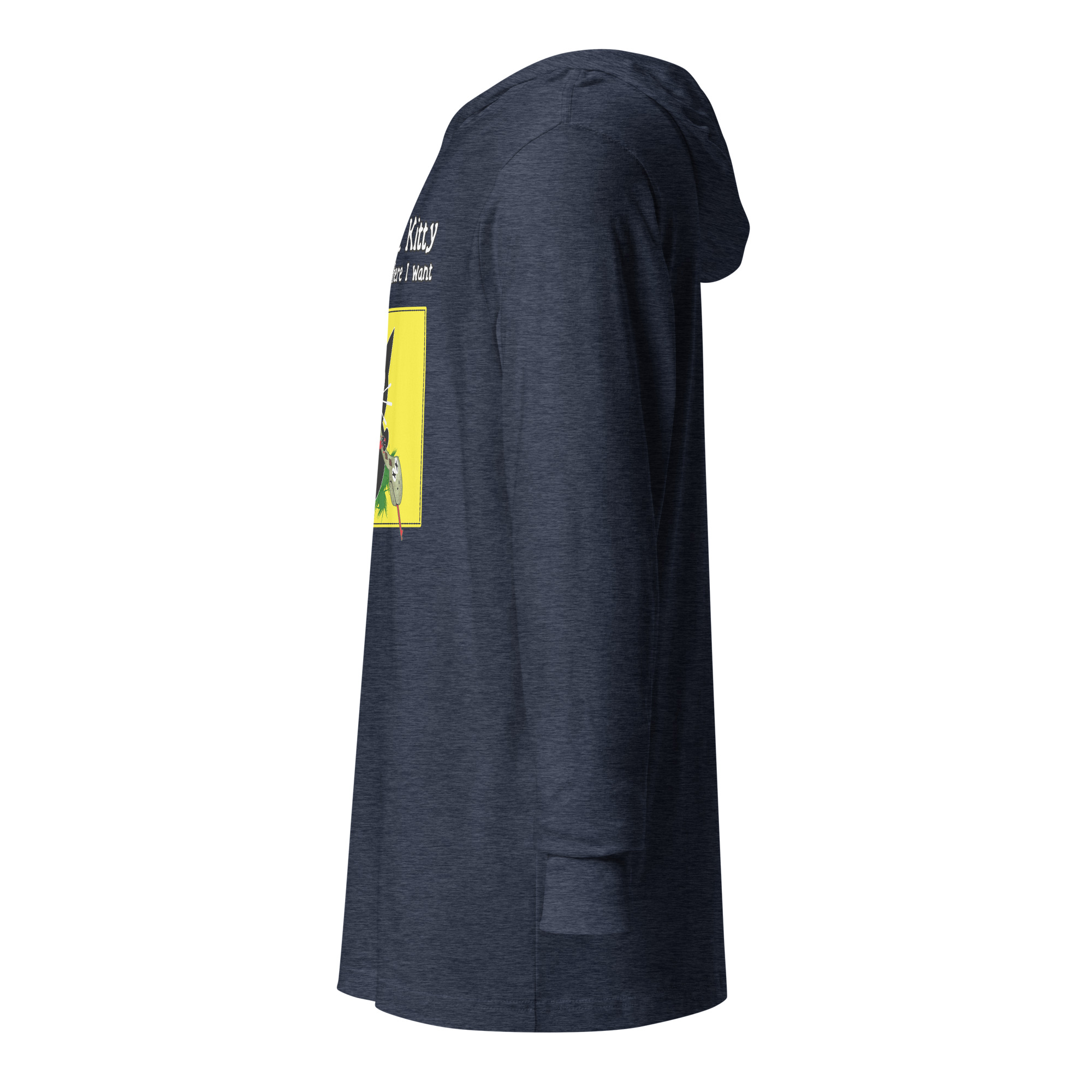 R - Resistance Kitty Says I Tread Where I Want Hooded Long-sleeve Tee Shirt - Image 29