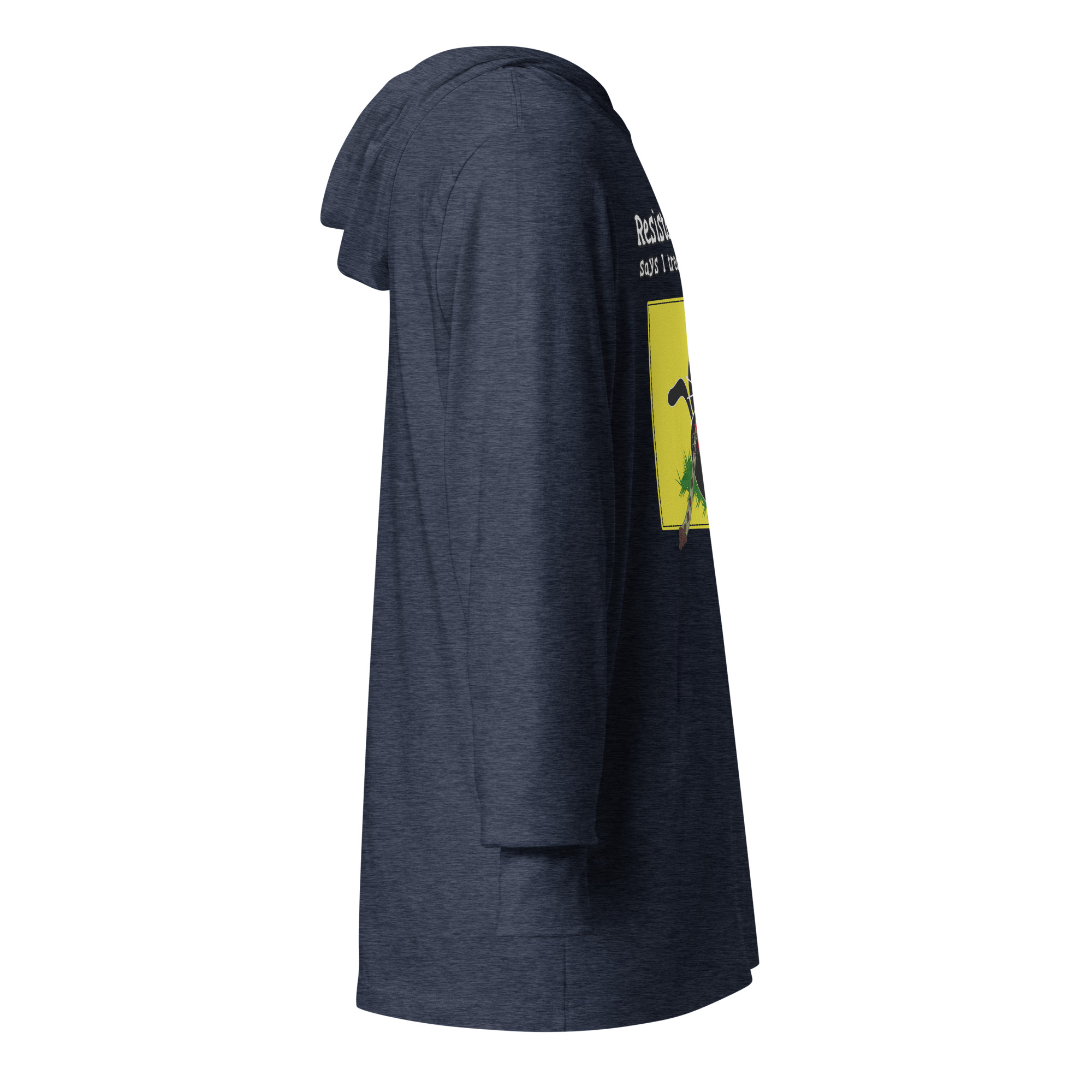 R - Resistance Kitty Says I Tread Where I Want Hooded Long-sleeve Tee Shirt - Image 30