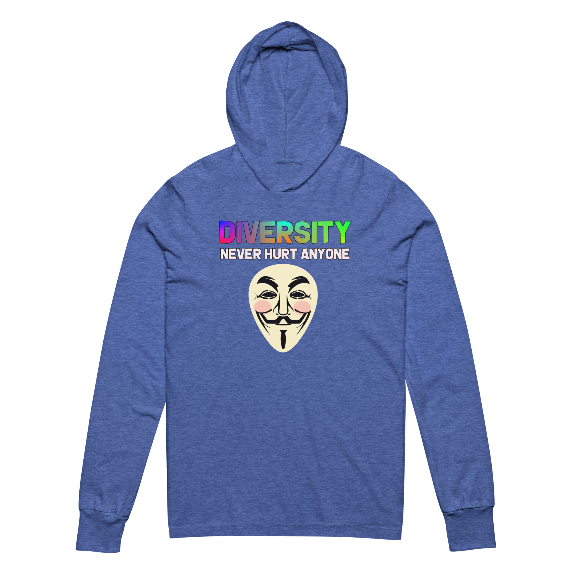 R - Diversity Never Hurt Anyone Hooded Long-sleeve Tee - Image 13