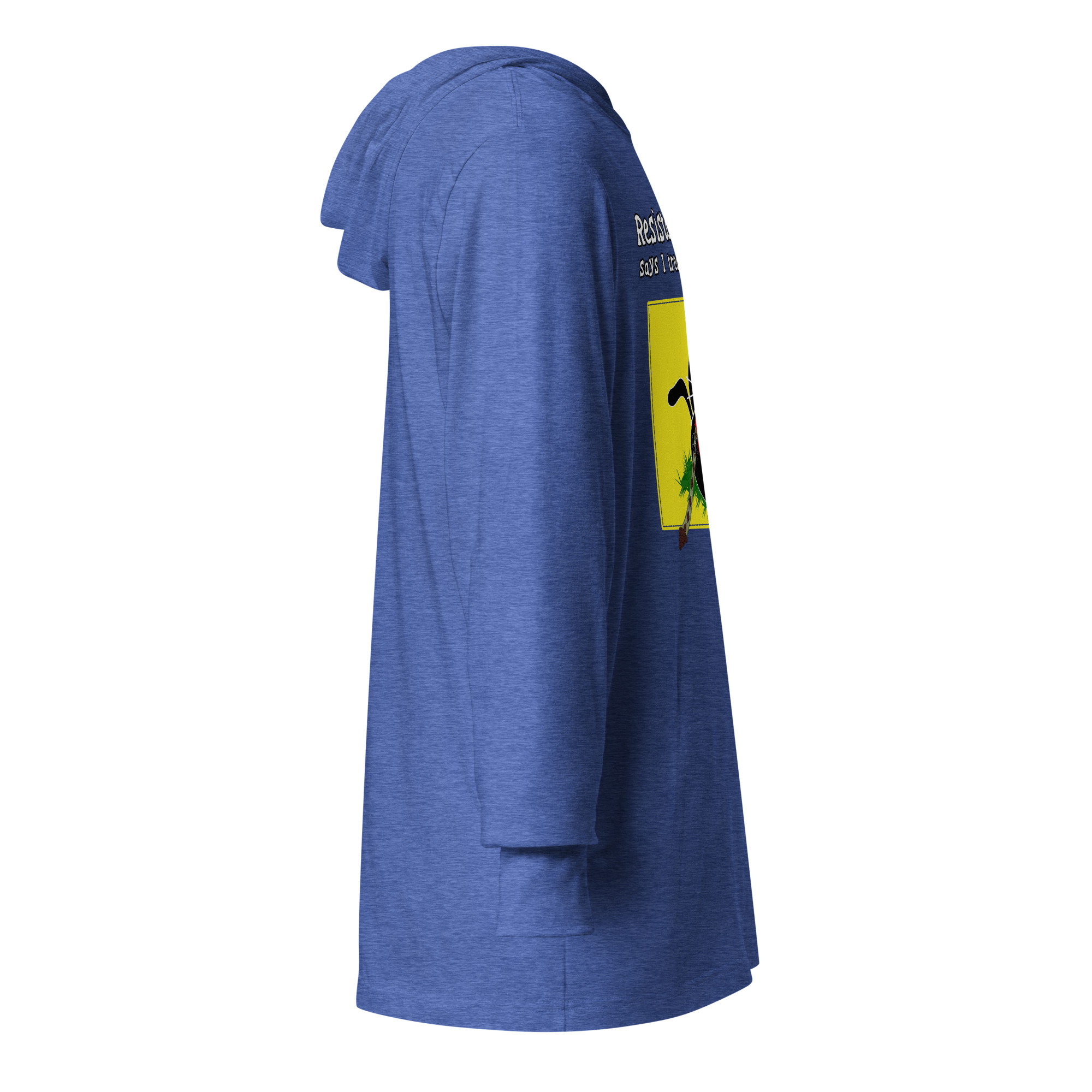 R - Resistance Kitty Says I Tread Where I Want Hooded Long-sleeve Tee Shirt - Image 38