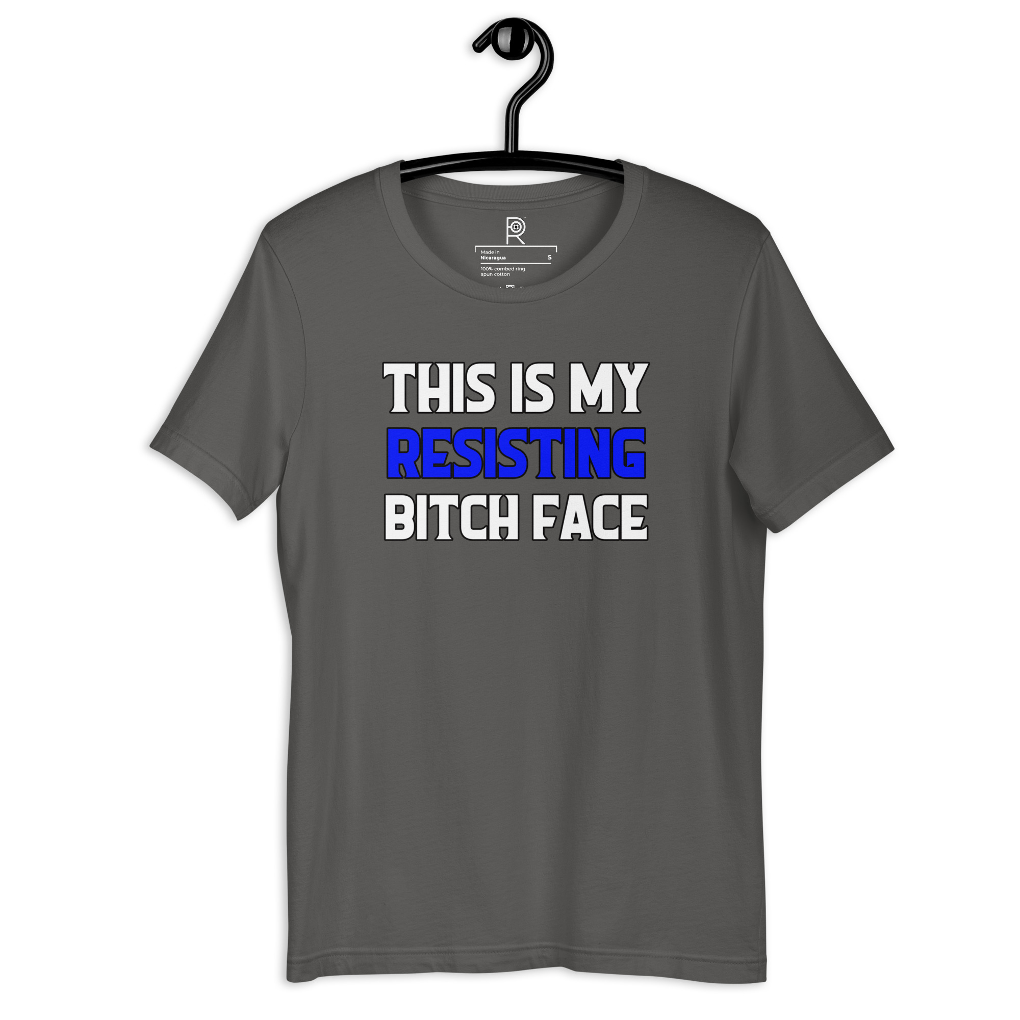R - This Is My Resisting Bitch Face Dark Style Unisex T-shirt - Image 33