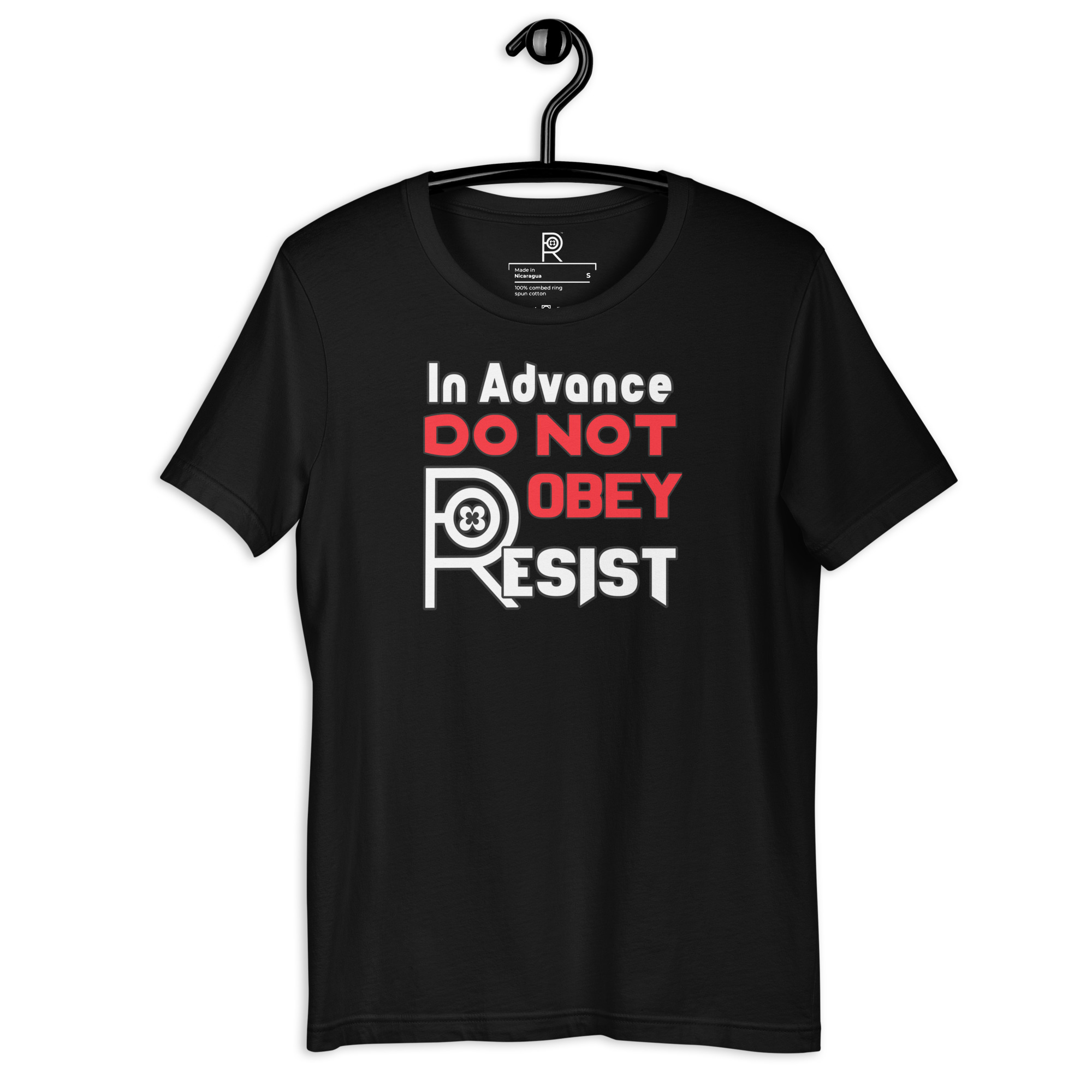 R - In Advance Do Not Obey Resist Dark Style Unisex T-shirt - Image 25